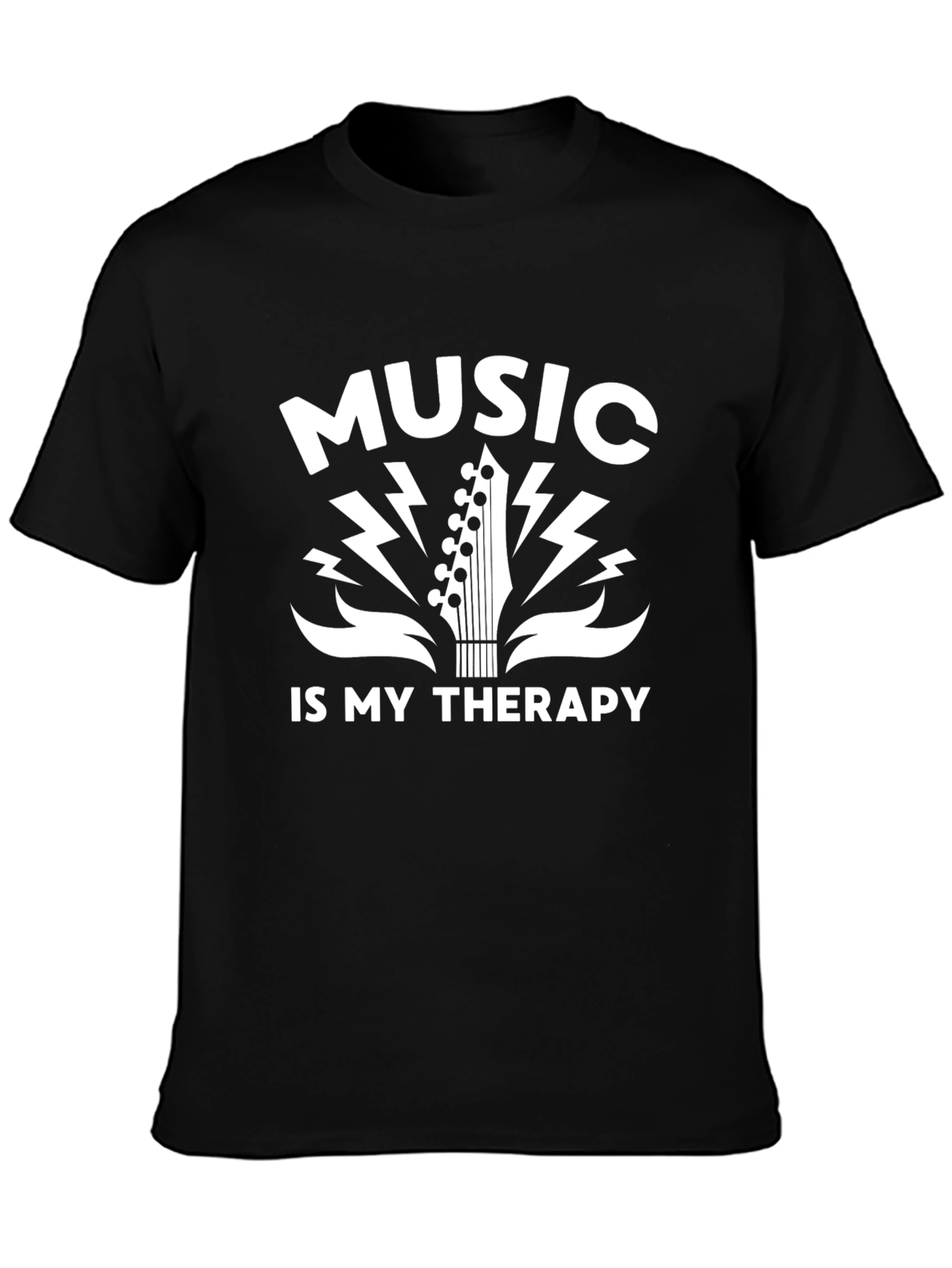 Music Is My Therapy Graphic T-Shirt