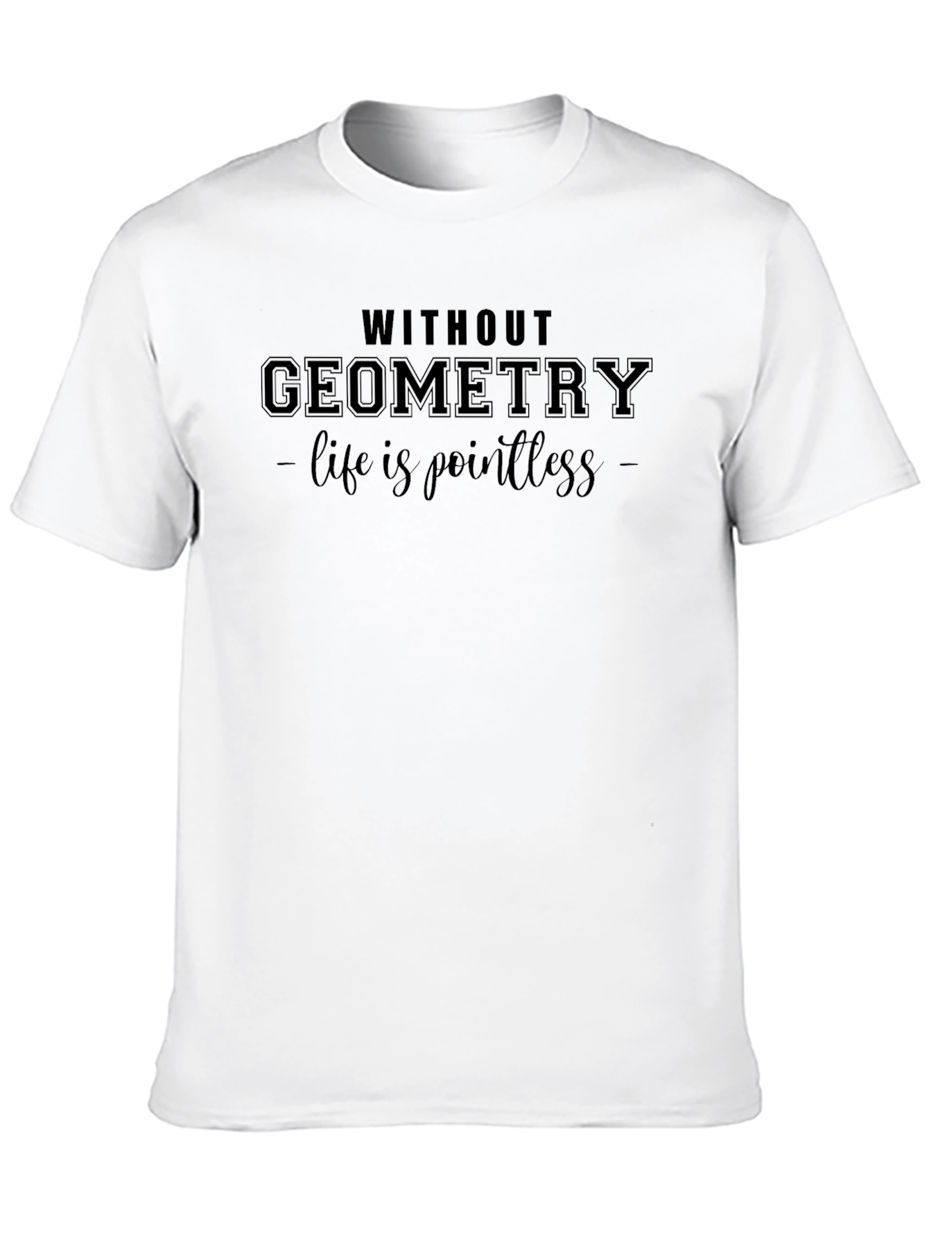 Geometry Puns Graphic T-Shirt