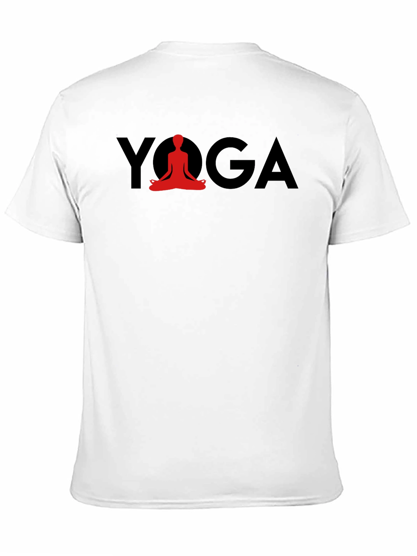 Yoga T-Shirt - Red Lotus Pose Graphic Tee