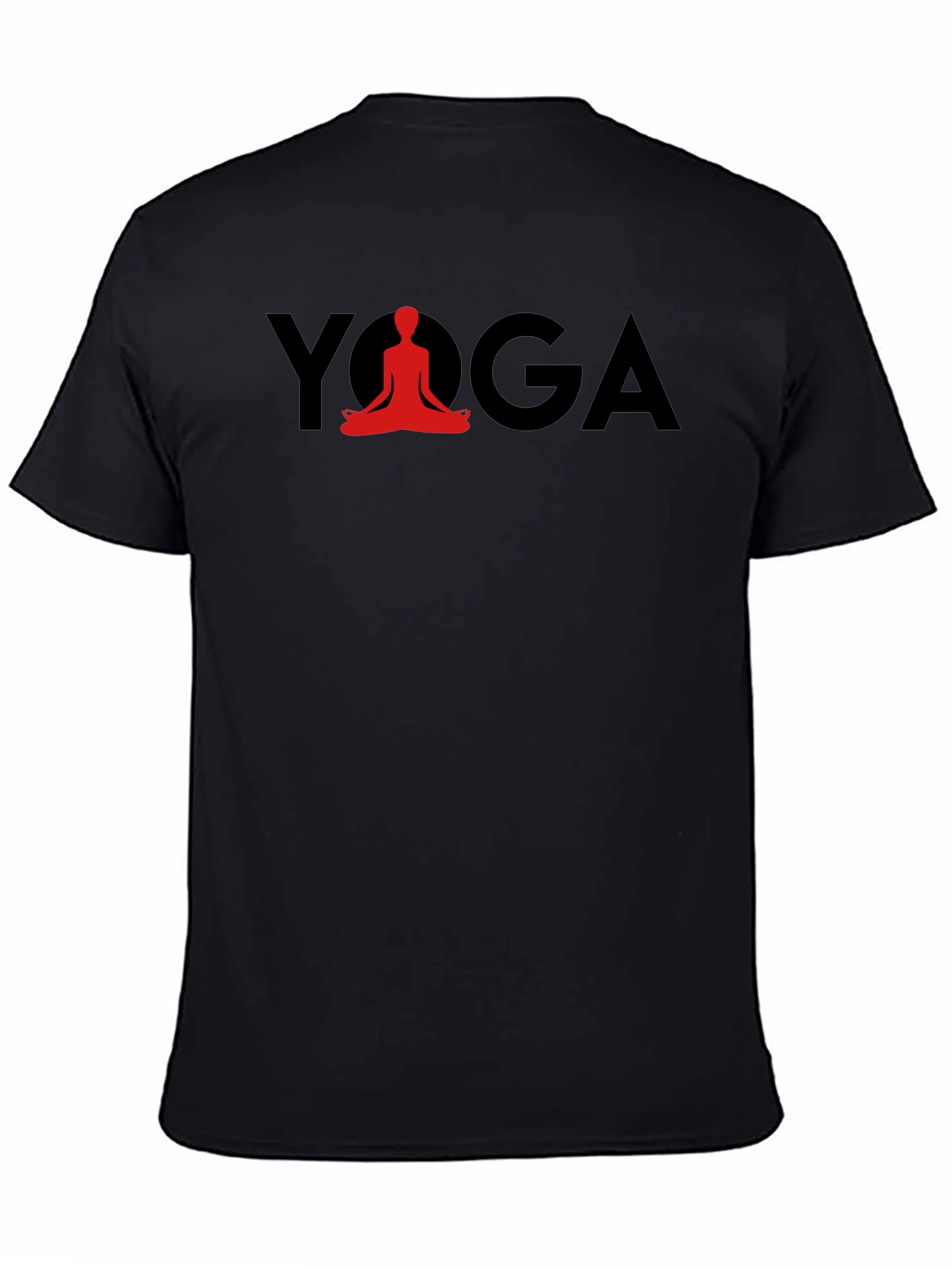 Yoga T-Shirt - Red Lotus Pose Graphic Tee