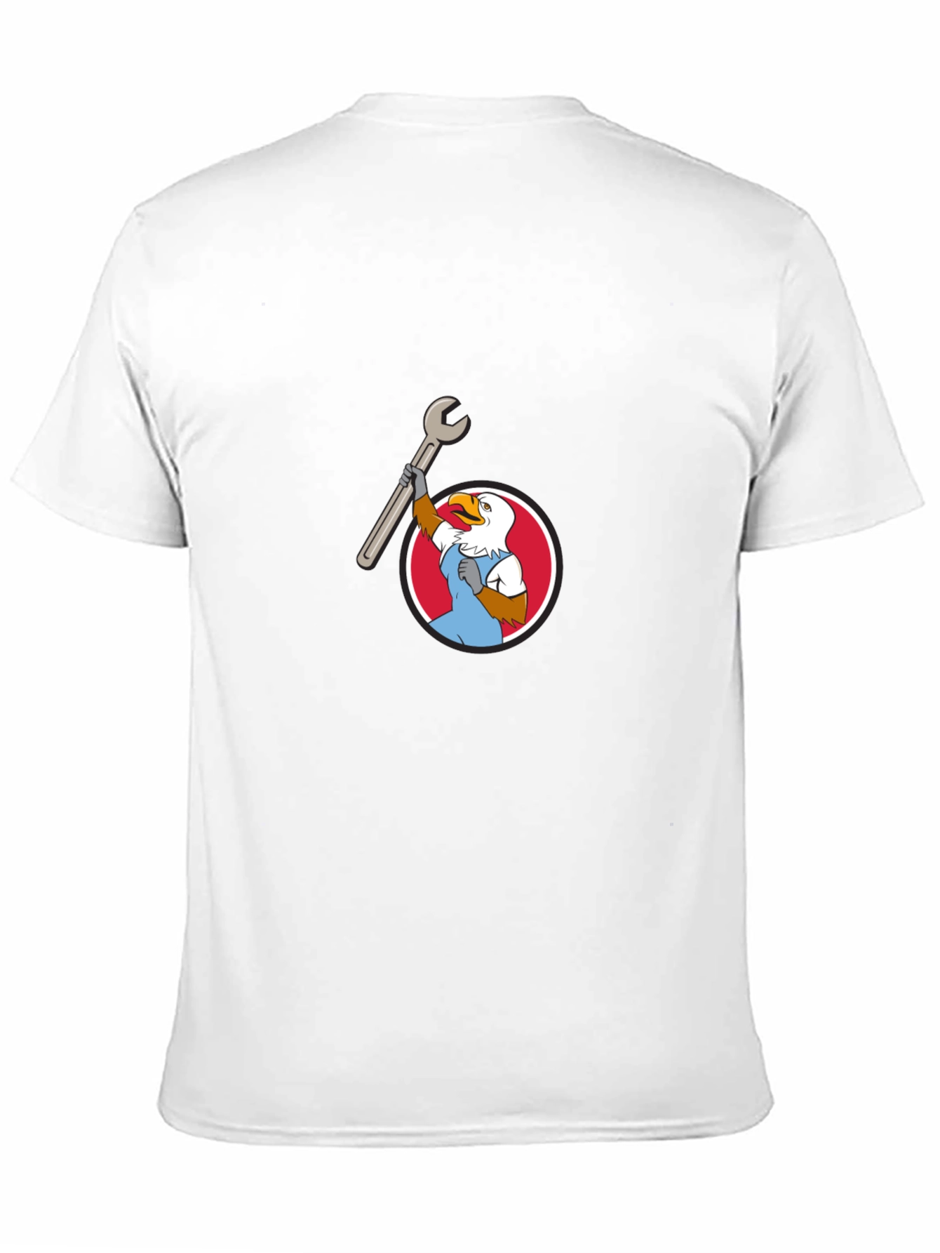 Eagle Mechanic Cartoon T-Shirt