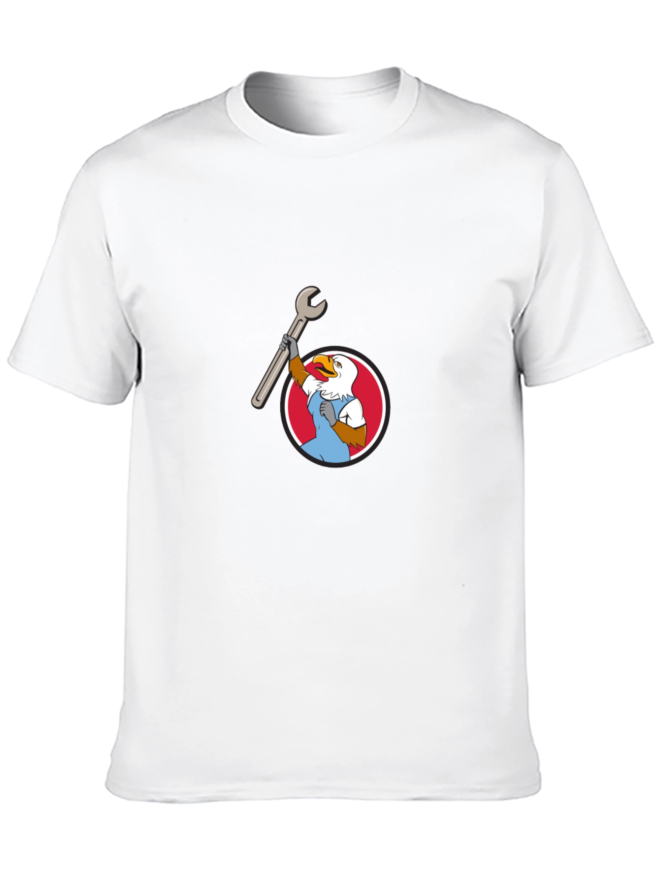 Eagle Mechanic Cartoon T-Shirt