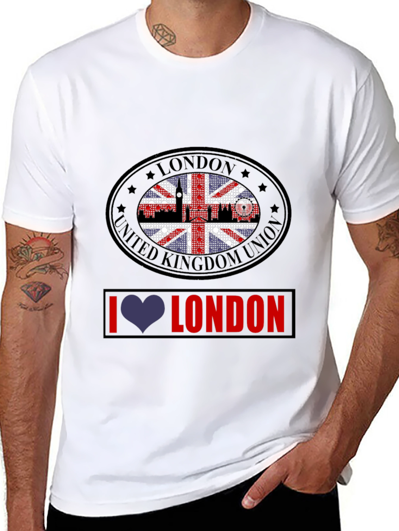London Themed Graphic Tee