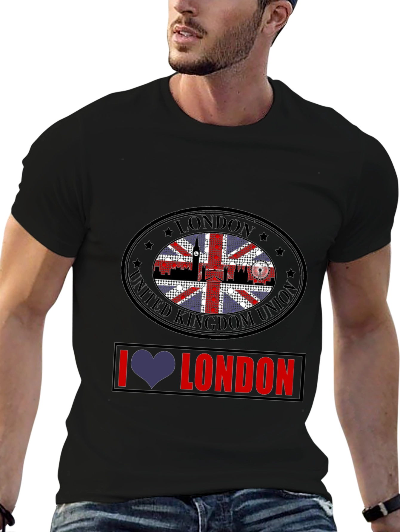London Themed Graphic Tee