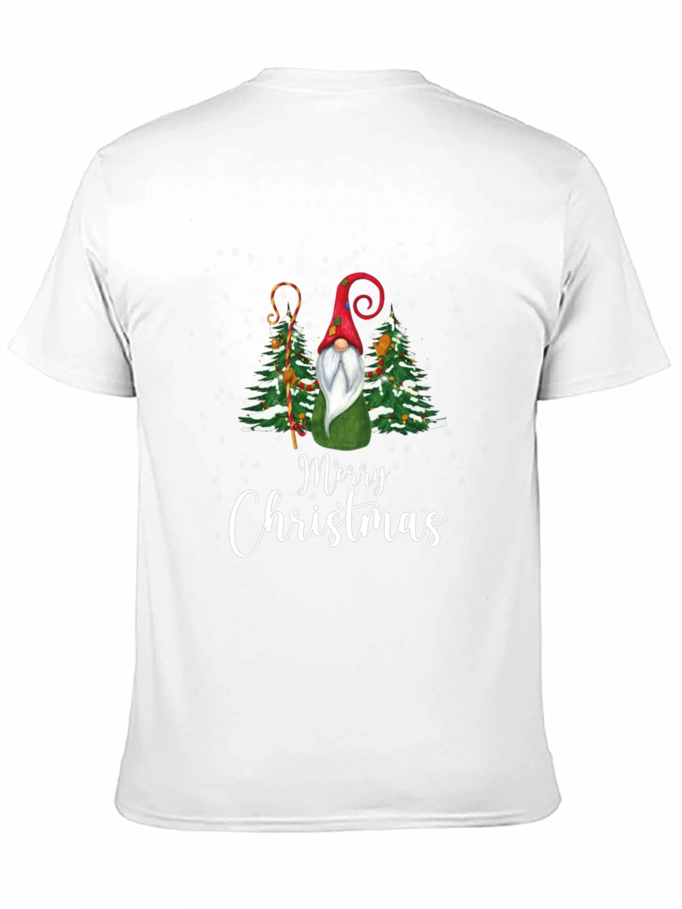 Merry Christmas Gnome Graphic Tee - Holiday T-Shirt