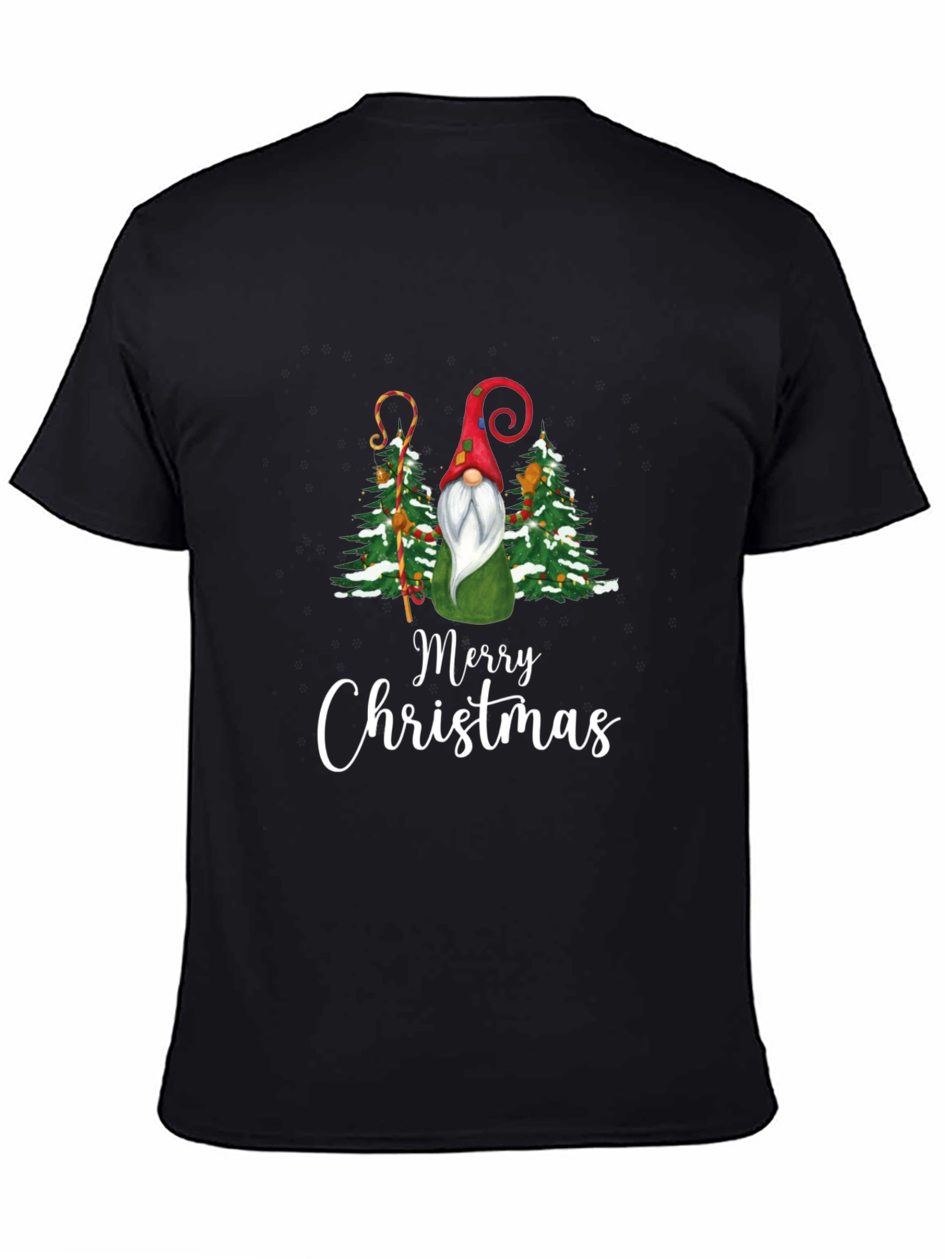 Merry Christmas Gnome Graphic Tee - Holiday T-Shirt