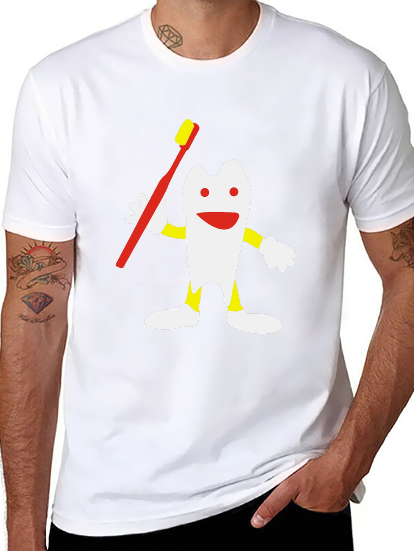 Cartoon Tooth T-Shirt