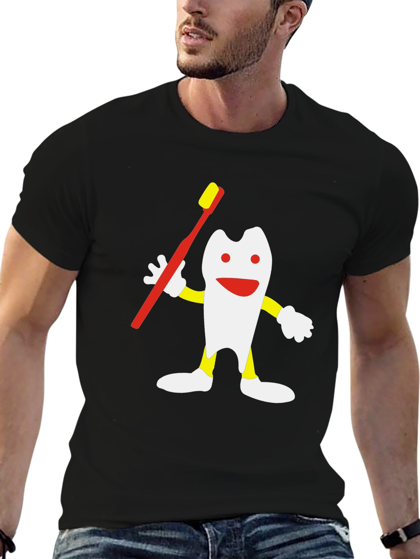 Cartoon Tooth T-Shirt