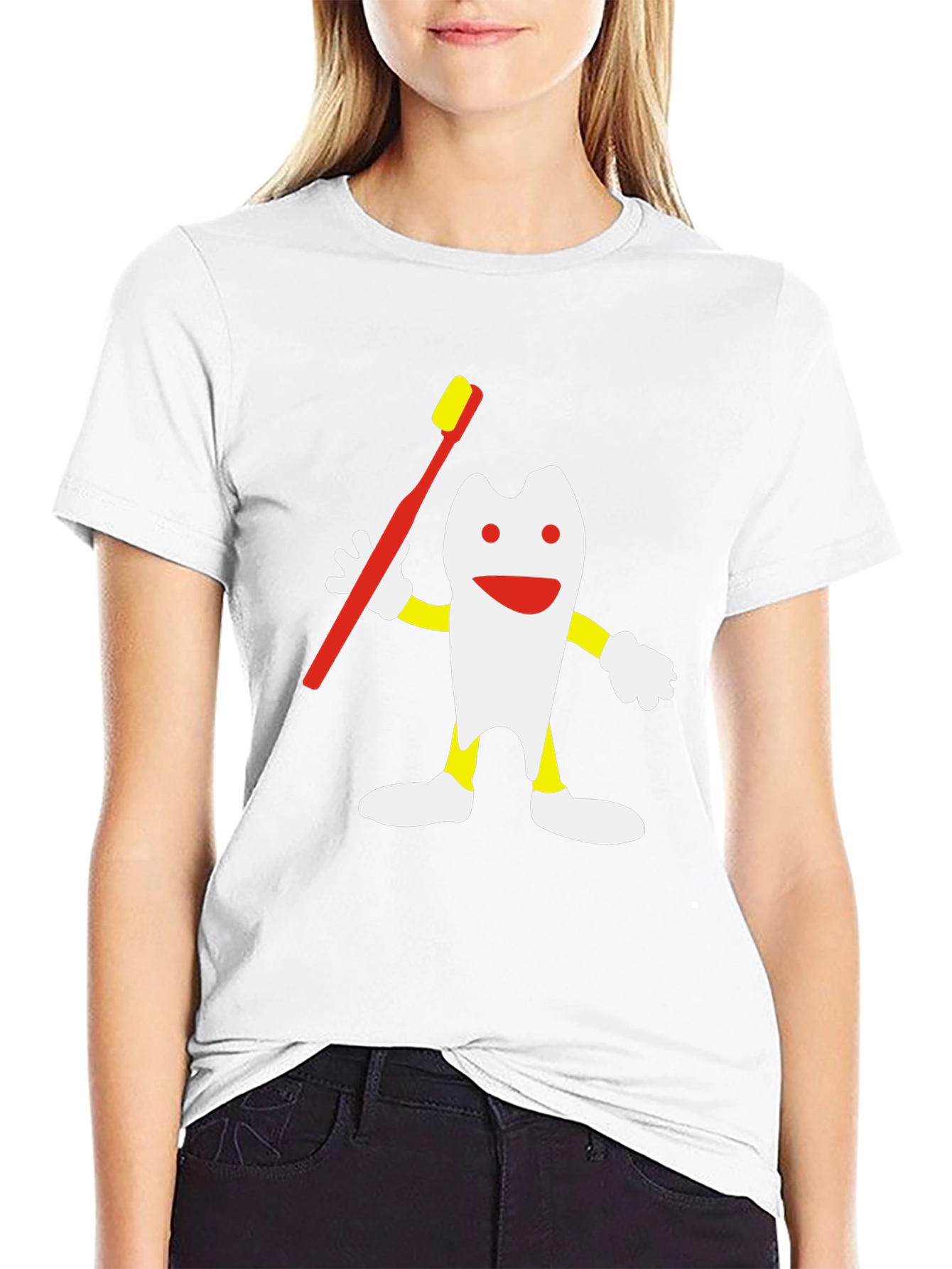 Cartoon Tooth T-Shirt
