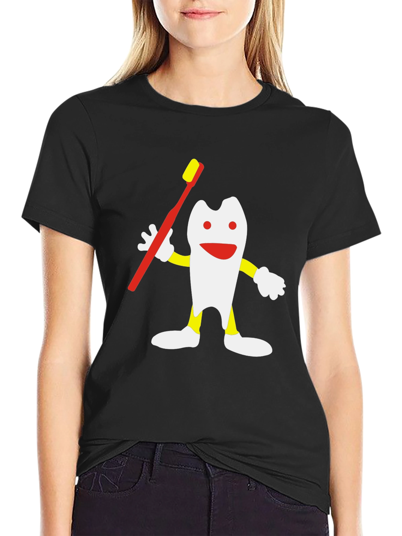 Cartoon Tooth T-Shirt