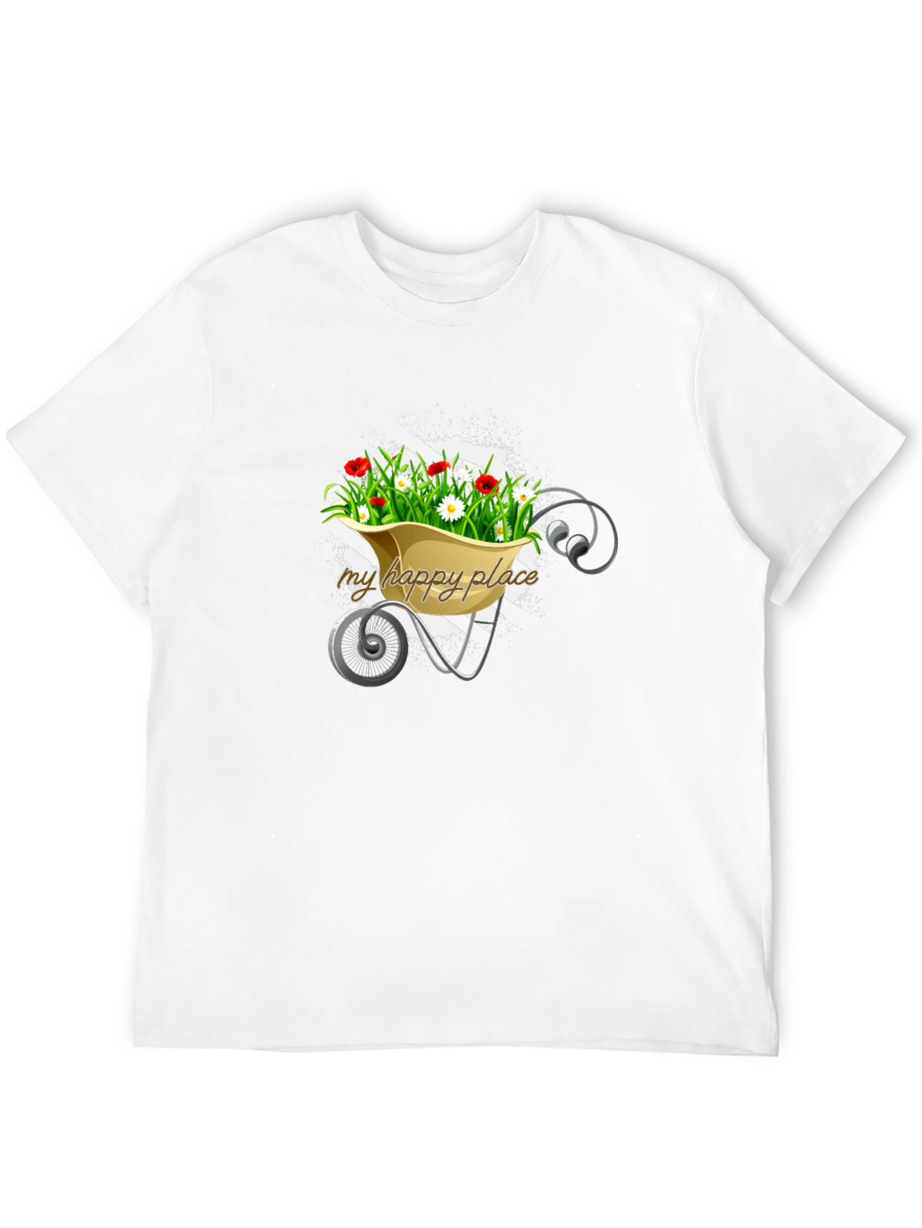 My Happy Place Floral Graphic T-Shirt
