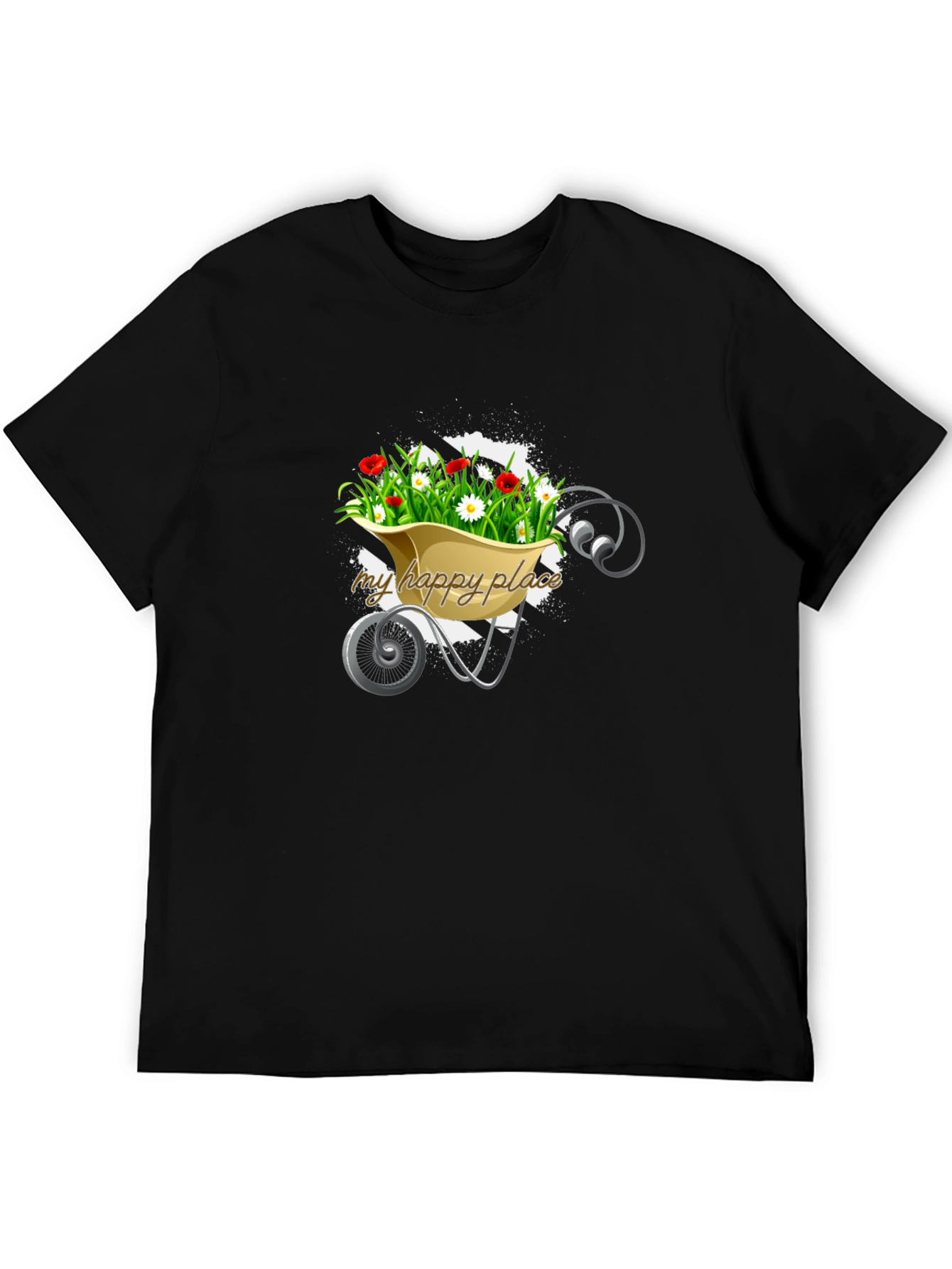 My Happy Place Floral Graphic T-Shirt