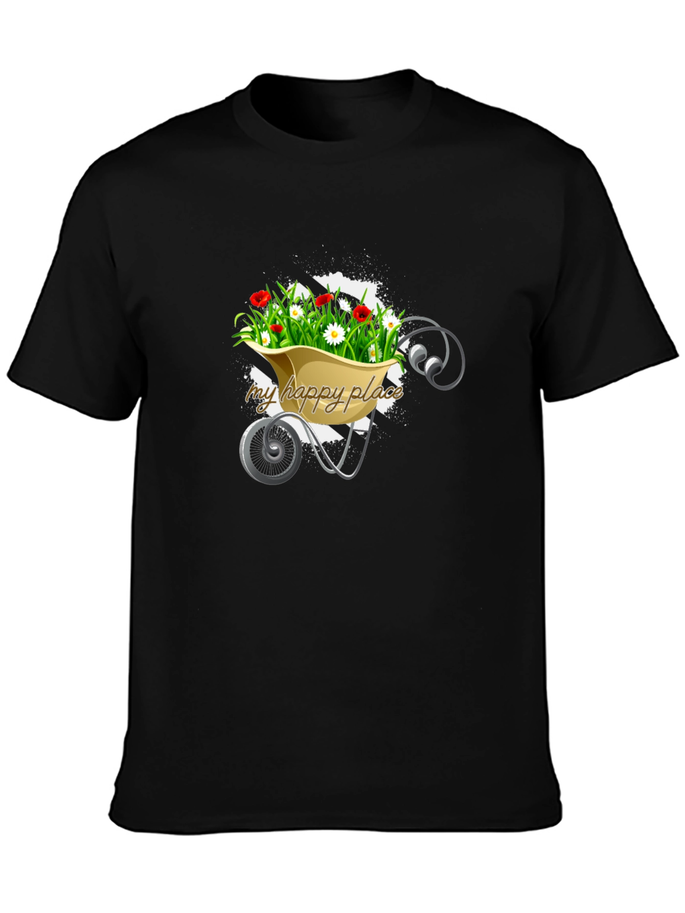 My Happy Place Floral Graphic T-Shirt