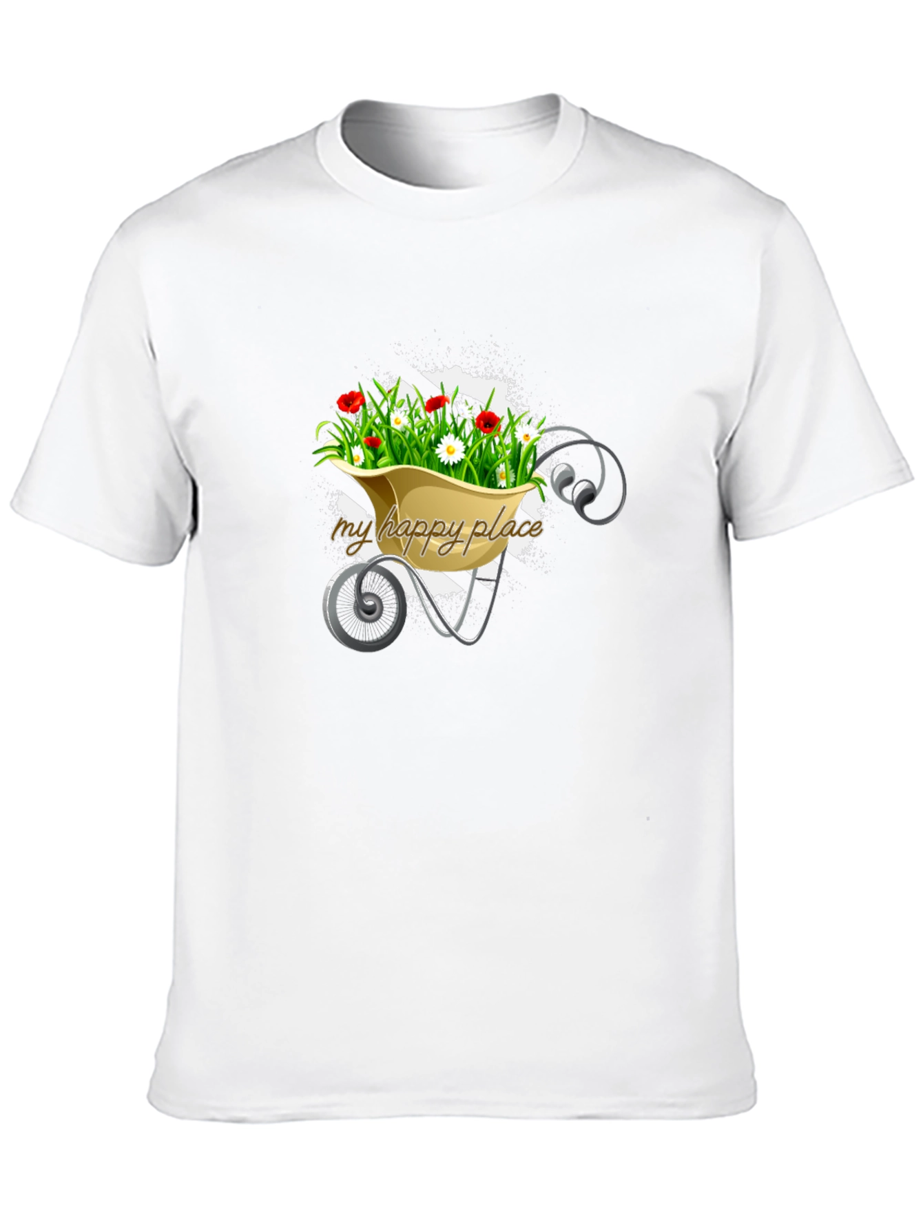 My Happy Place Floral Graphic T-Shirt
