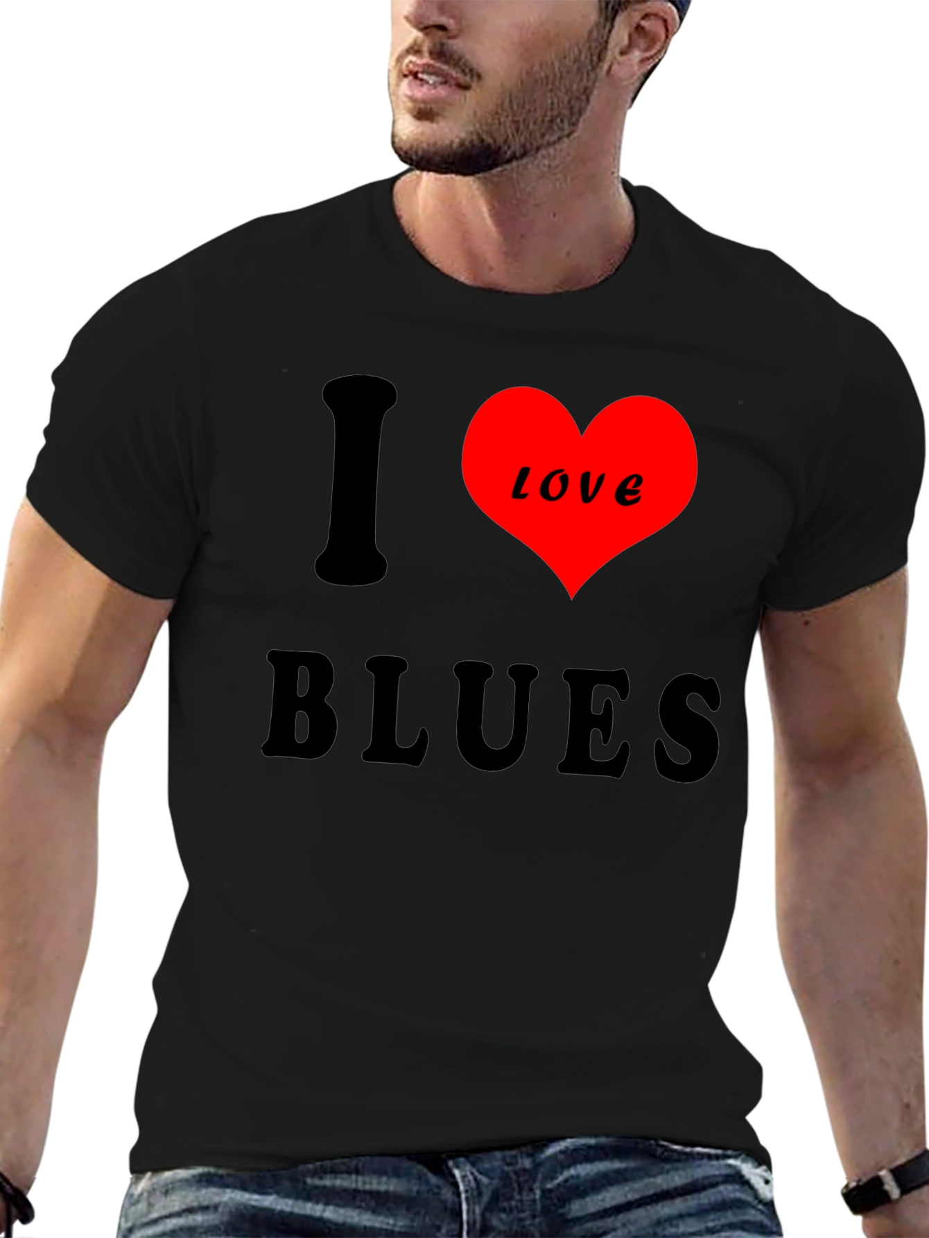 I Love Blues T-Shirt - Classic Design