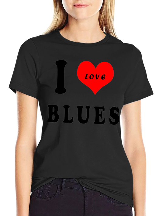 I Love Blues T-Shirt - Classic Design