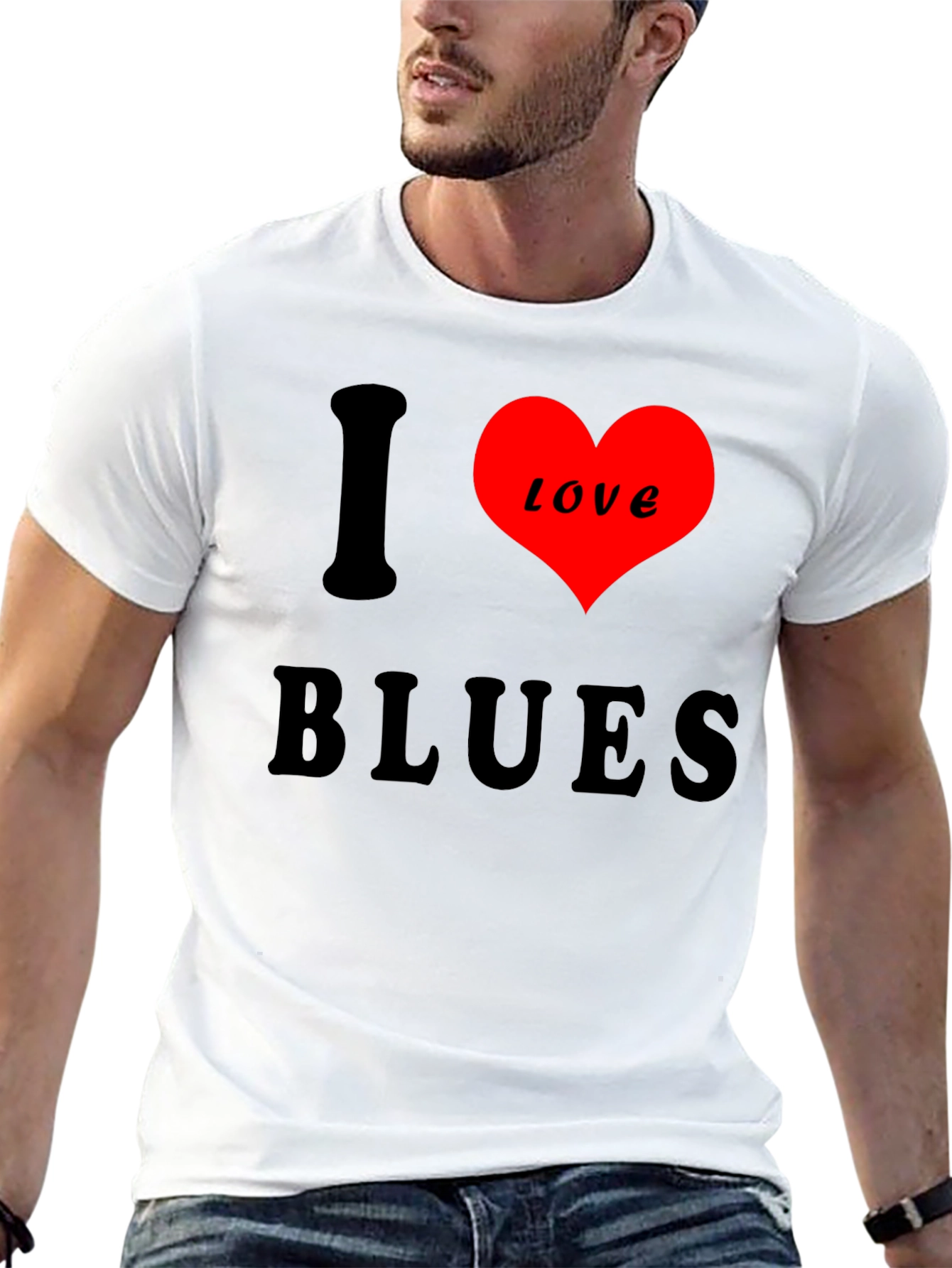 I Love Blues T-Shirt - Classic Design