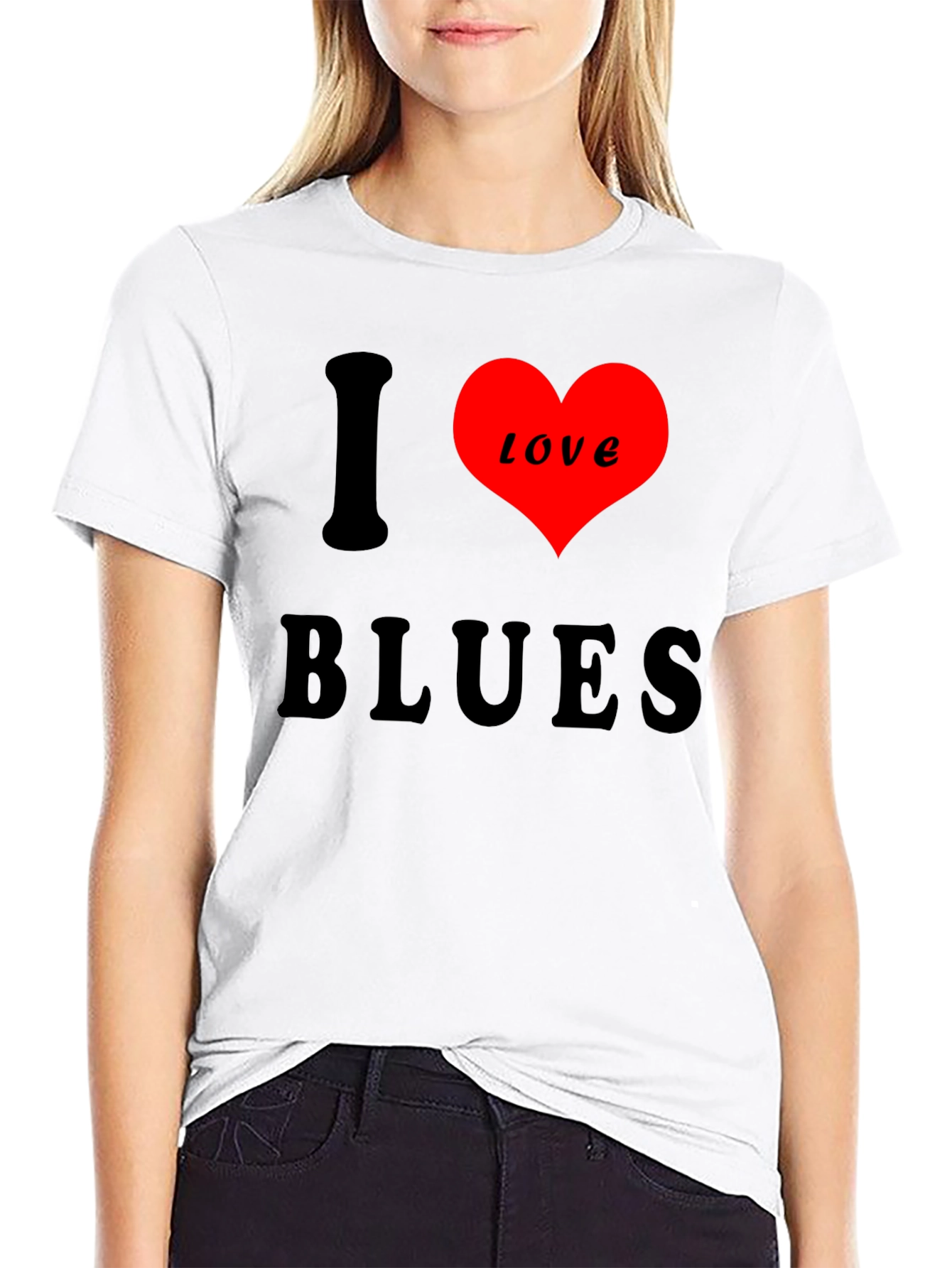 I Love Blues T-Shirt - Classic Design