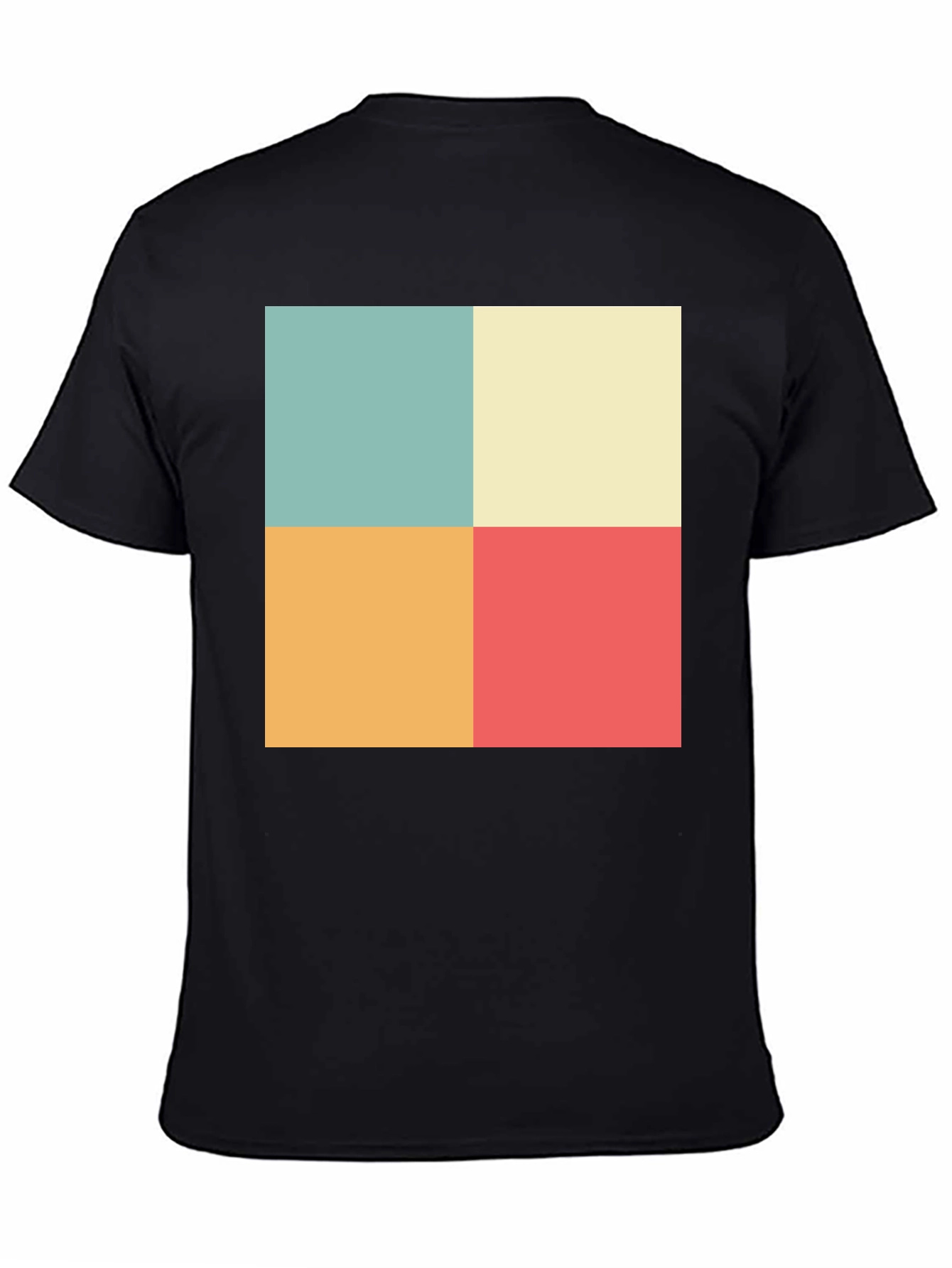Retro Color Block T-Shirt