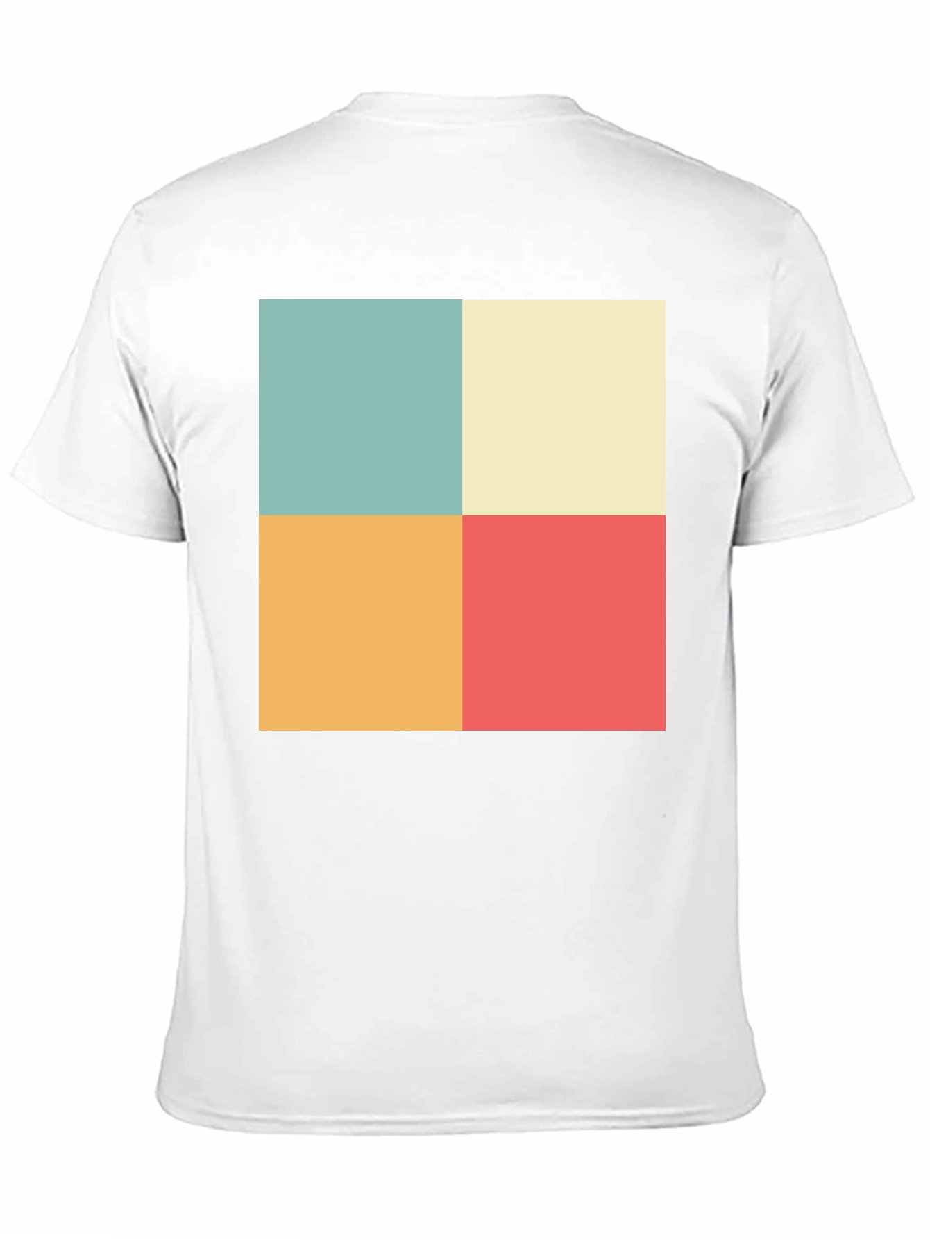 Retro Color Block T-Shirt
