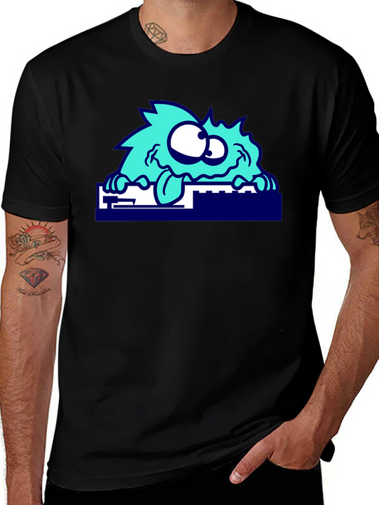 Funky Monster Graphic Tee - Quirky Casual Wear