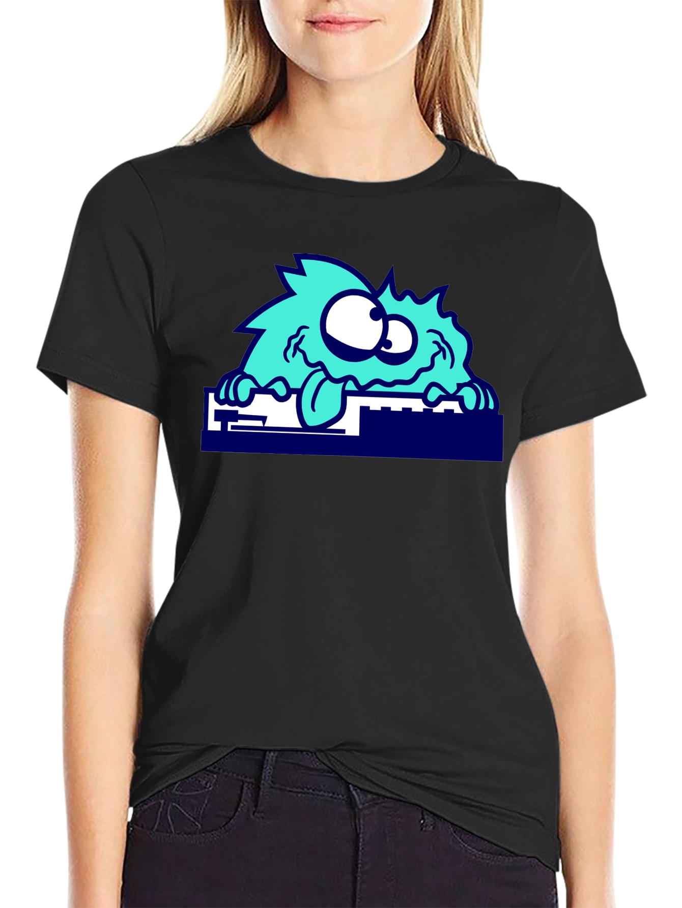 Funky Monster Graphic Tee - Quirky Casual Wear