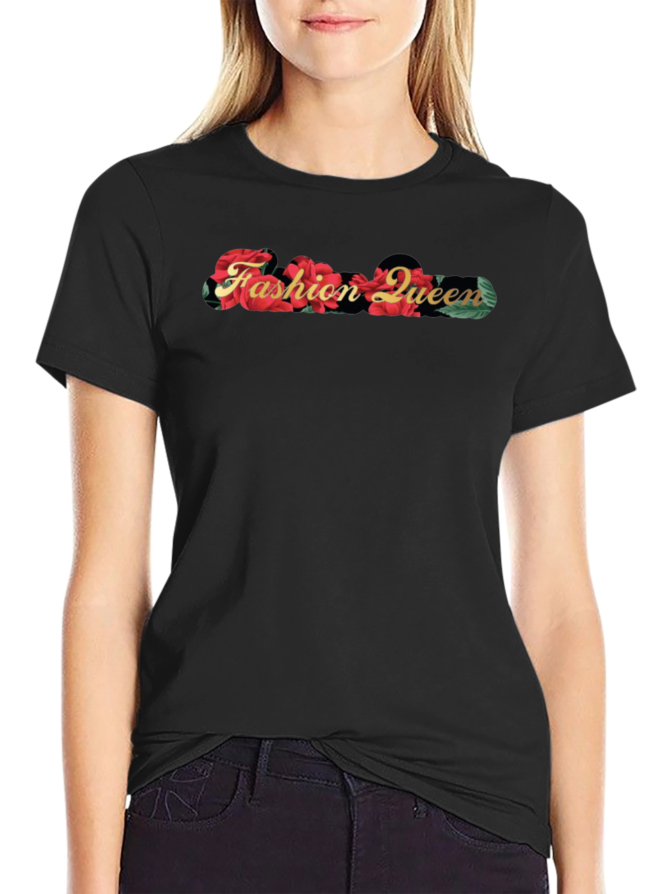 Fashion Queen Floral T-Shirt