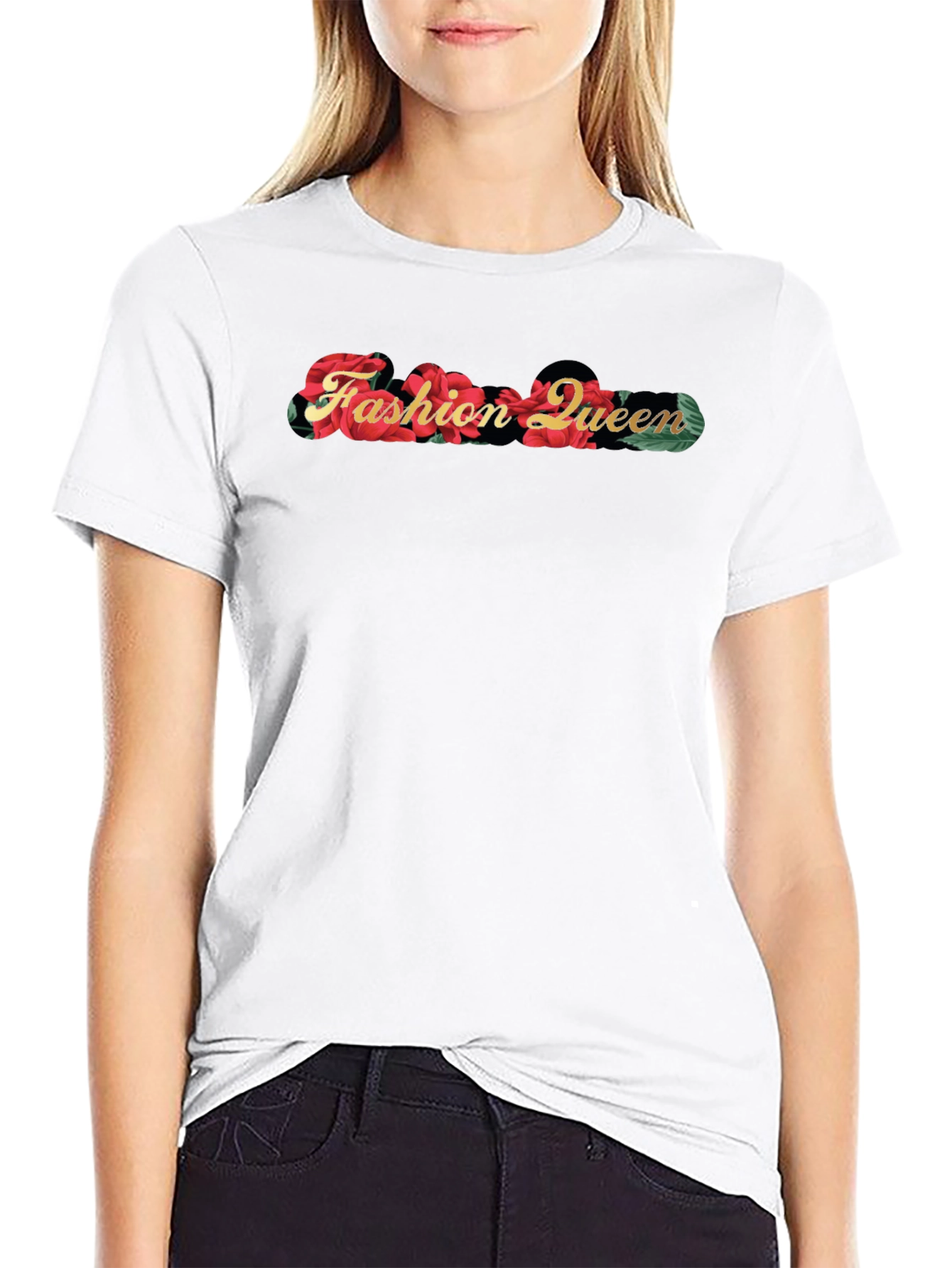 Fashion Queen Floral T-Shirt