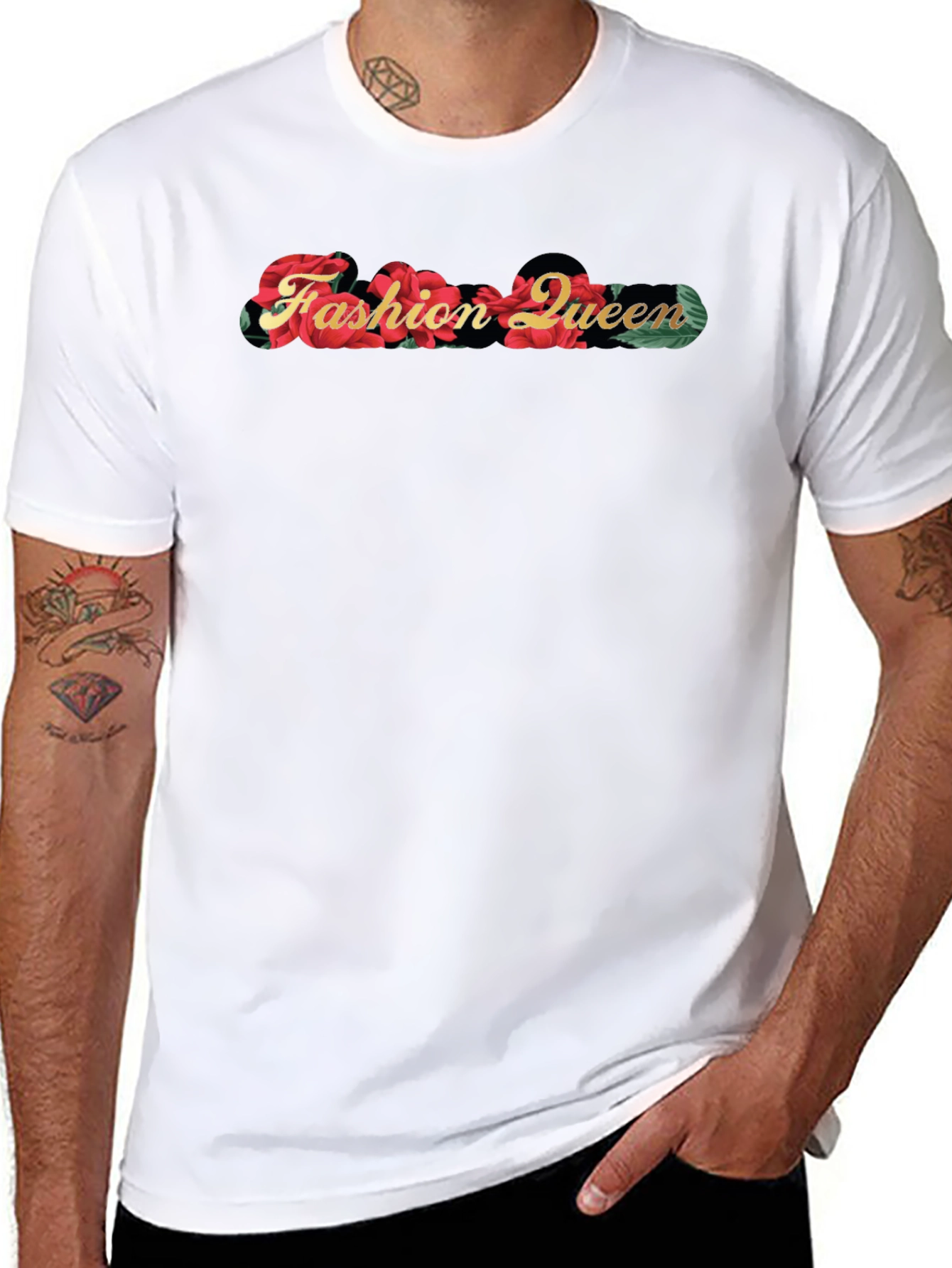 Fashion Queen Floral T-Shirt
