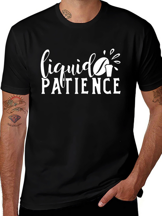 Liquid Patience Graphic Tee - Coffee Lovers T-Shirt