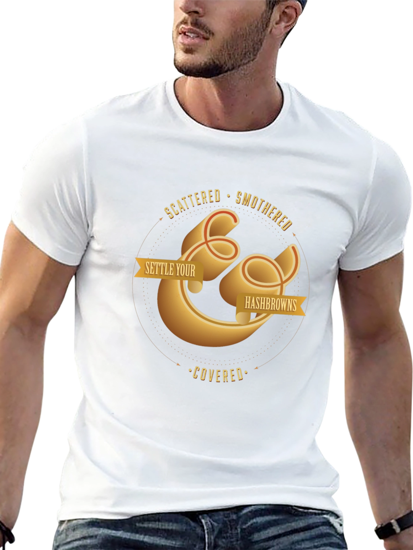 Settle Your Hash Browns T-Shirt - Foodie Tee
