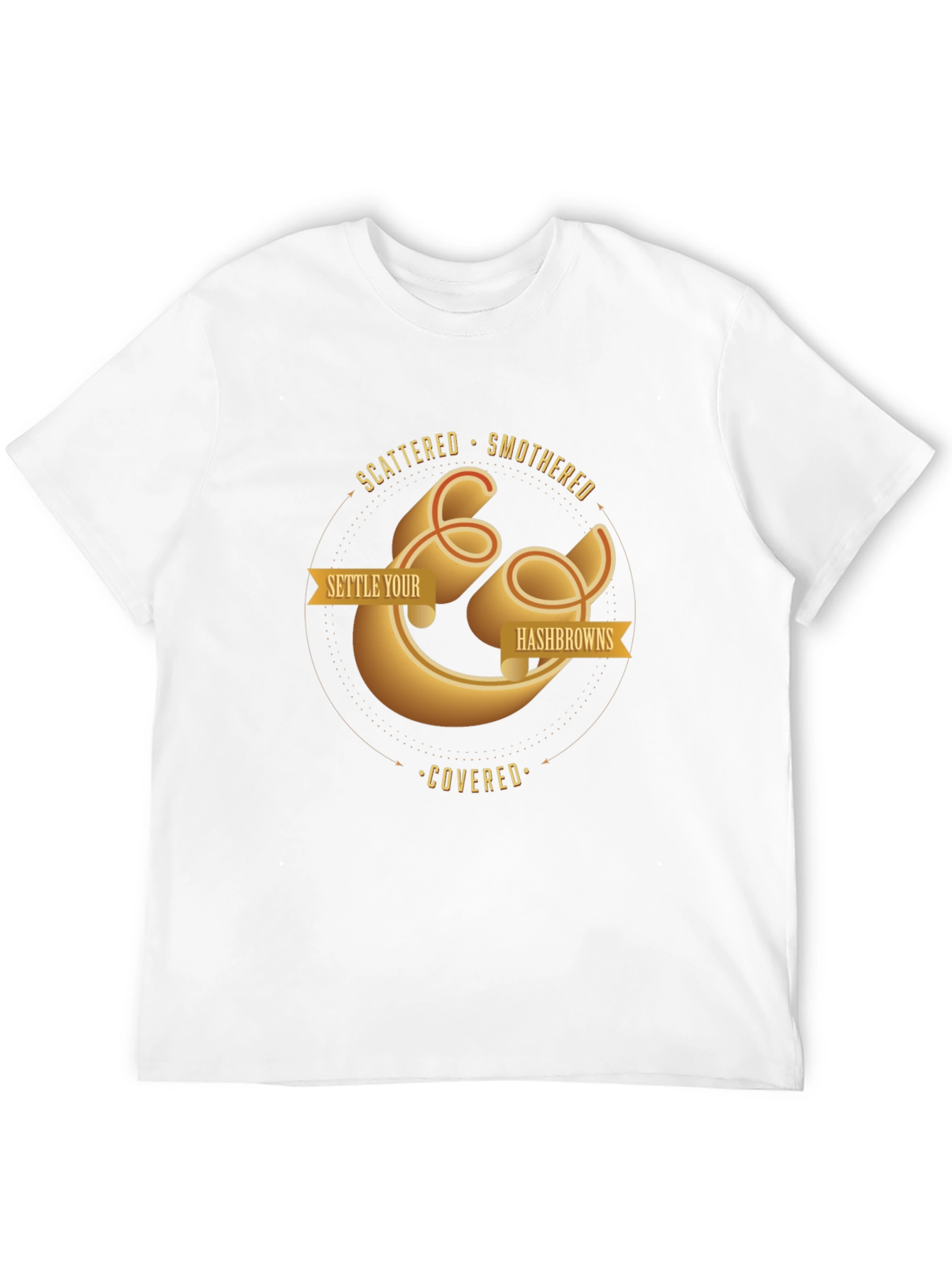 Settle Your Hash Browns T-Shirt - Foodie Tee