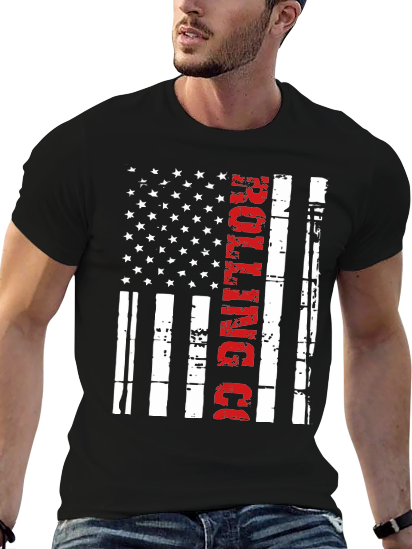 Rolling Co. American Flag T-Shirt