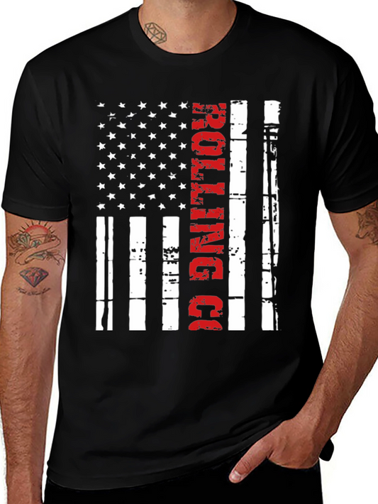Rolling Co. American Flag T-Shirt