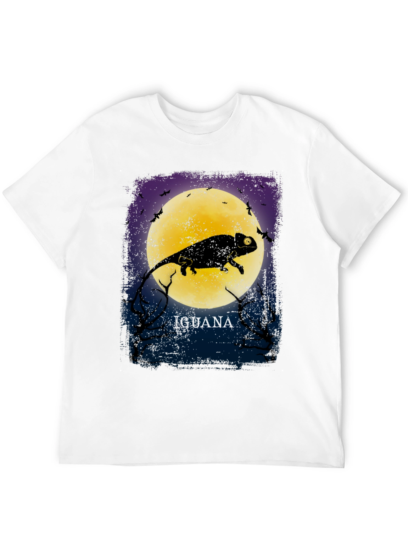 Iguana Moon T-Shirt - Creepy Reptile Design