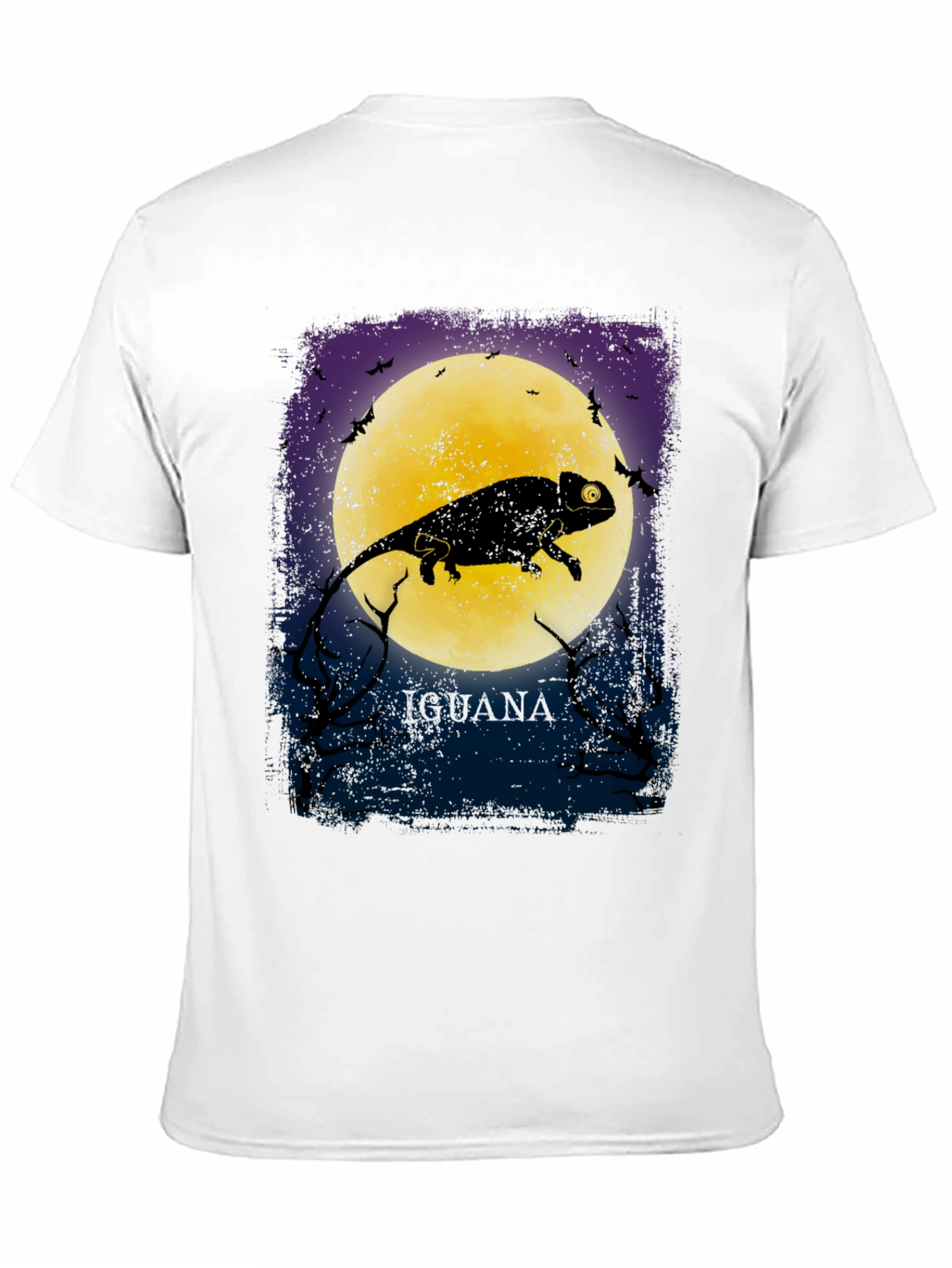 Iguana Moon T-Shirt - Creepy Reptile Design