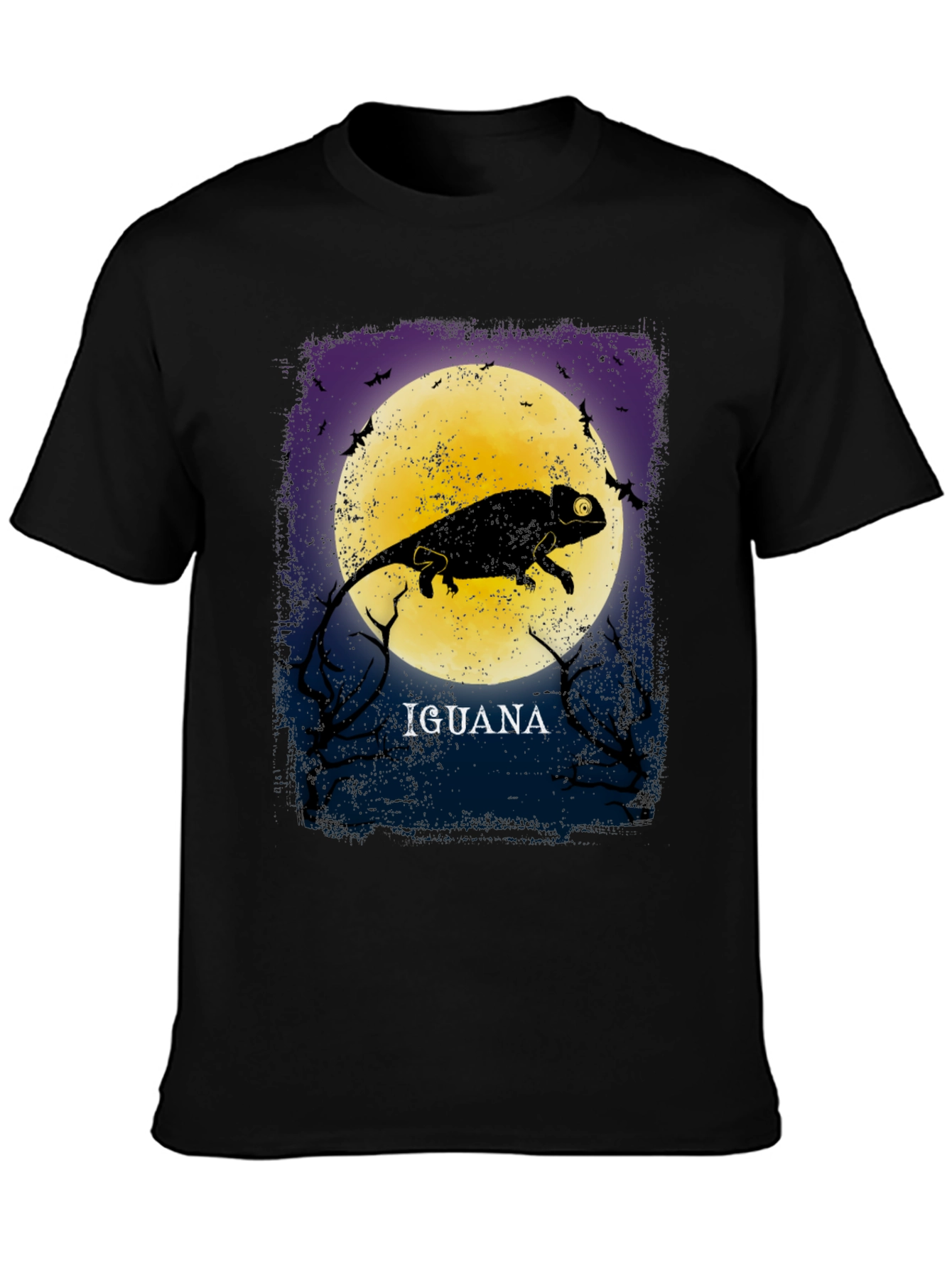 Iguana Moon T-Shirt - Creepy Reptile Design