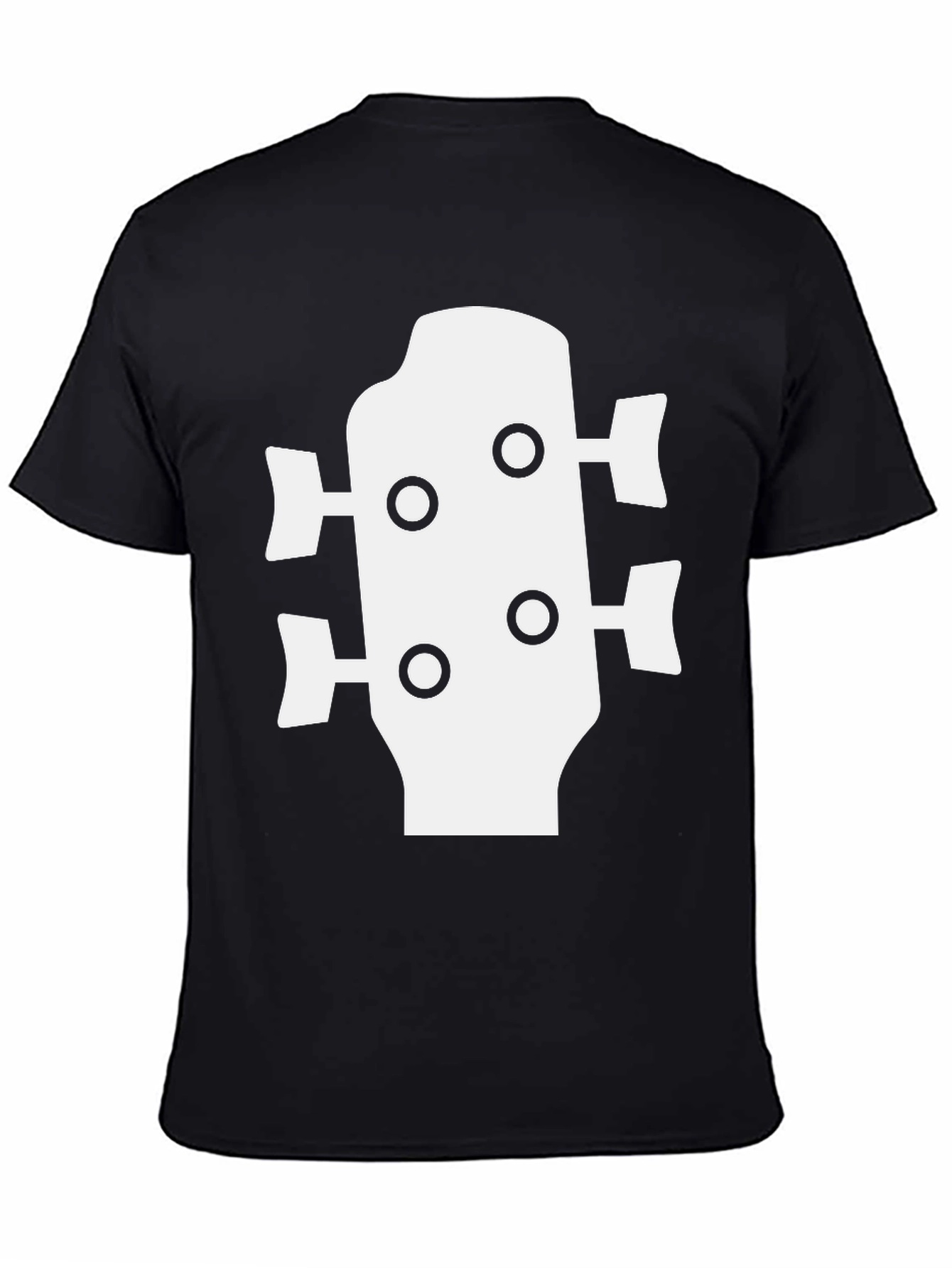 Bass Guitar Headstock T-Shirt - Music Lover Tee