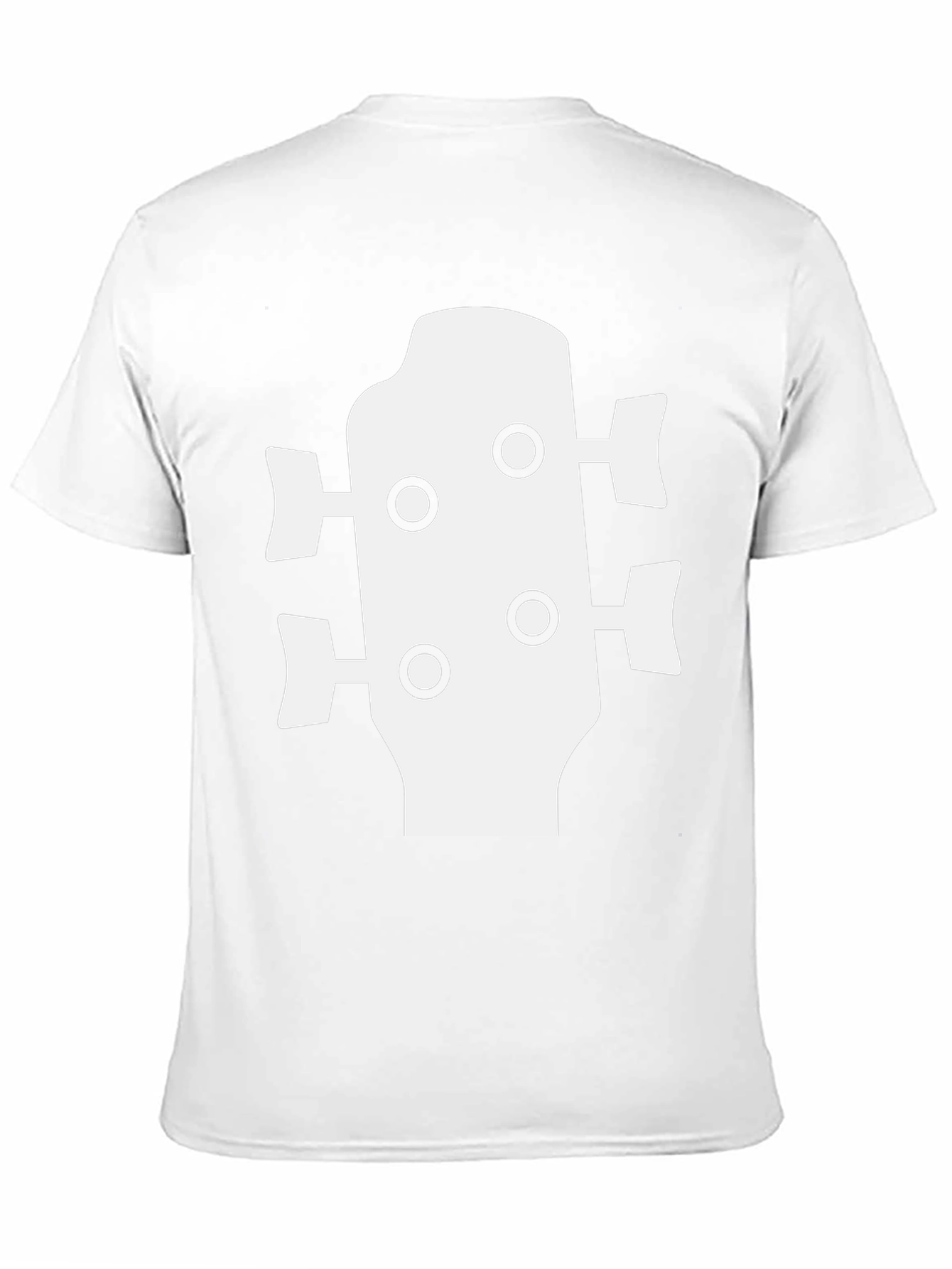 Bass Guitar Headstock T-Shirt - Music Lover Tee