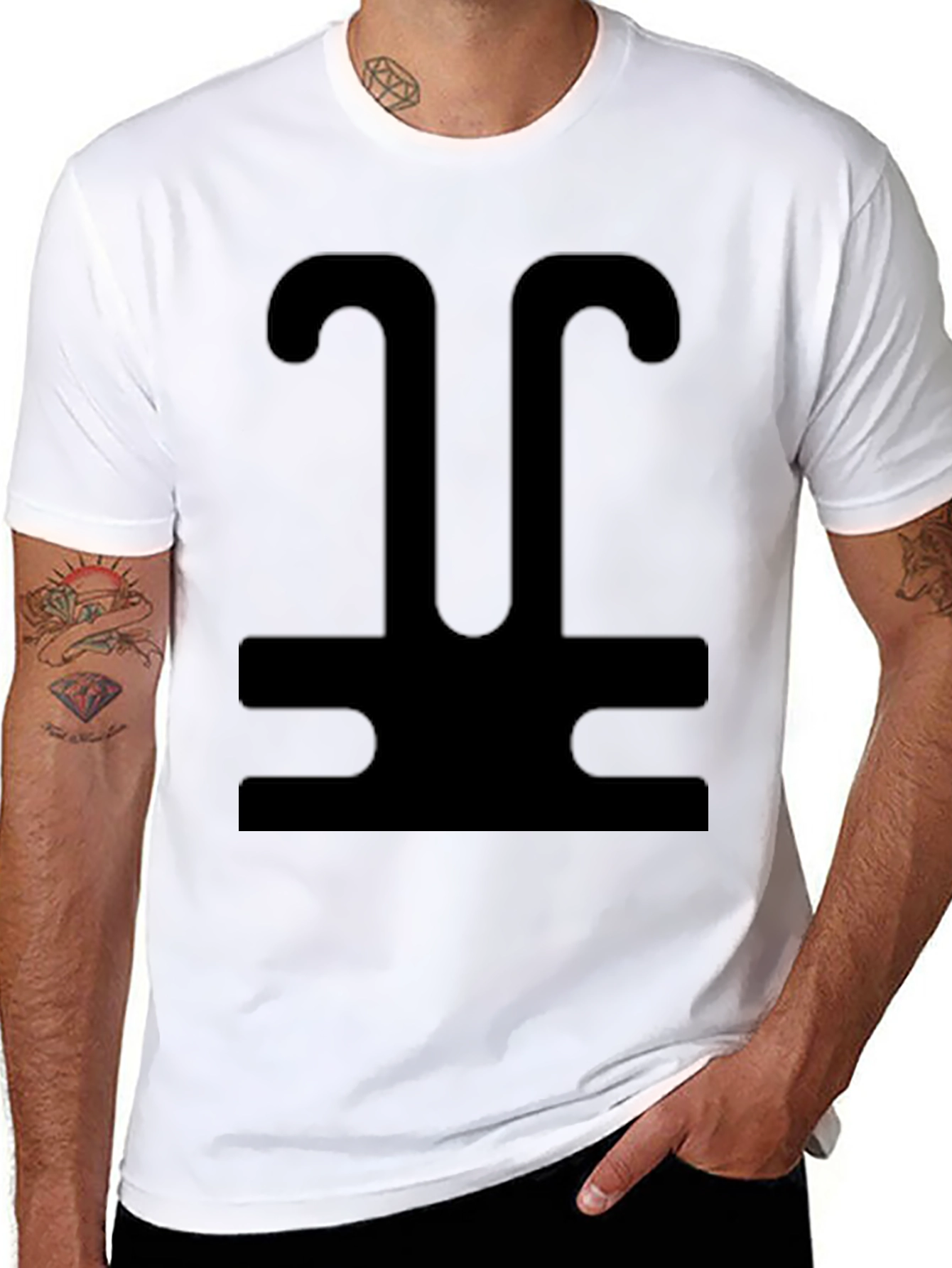 Abstract Symbol Black T-Shirt