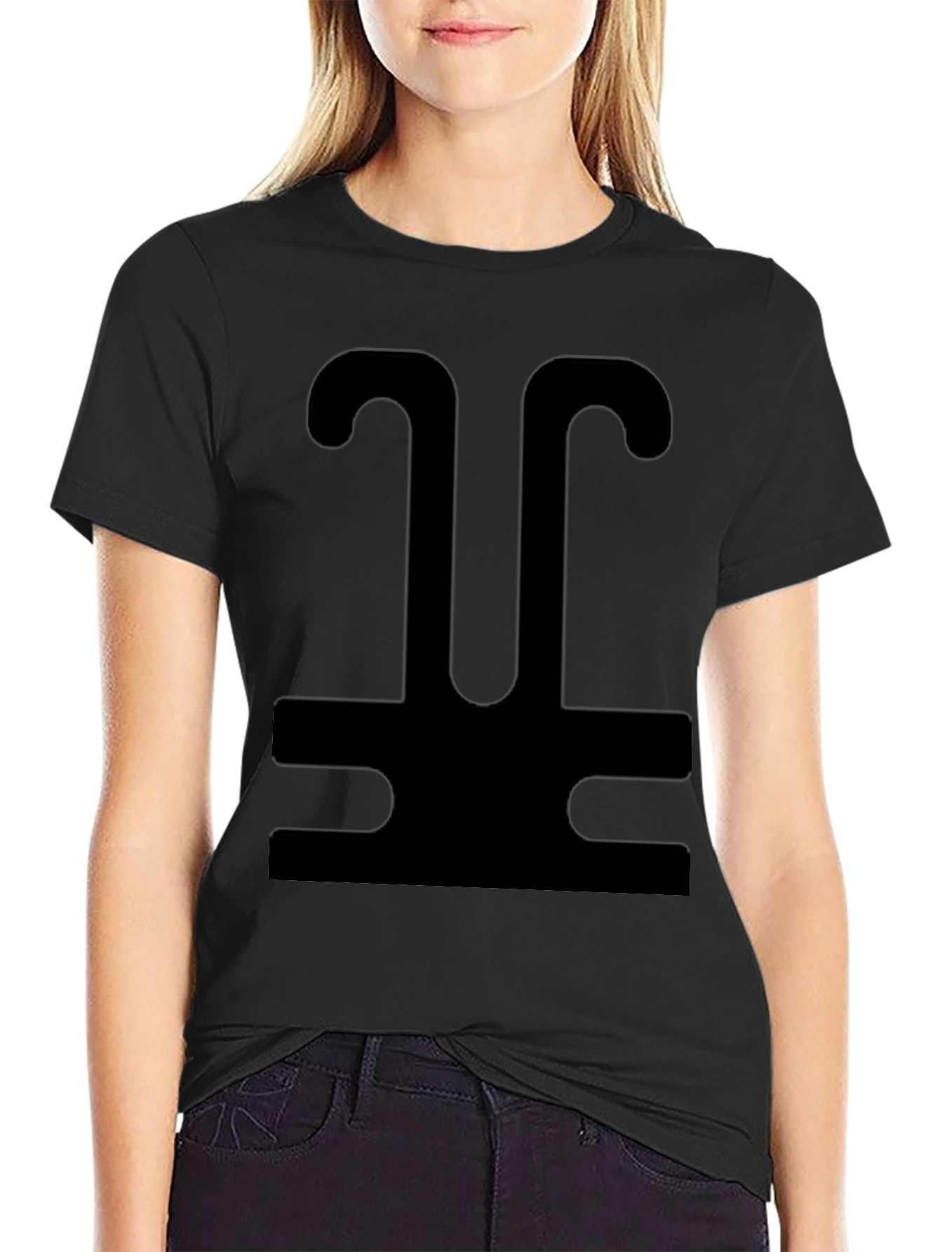 Abstract Symbol Black T-Shirt