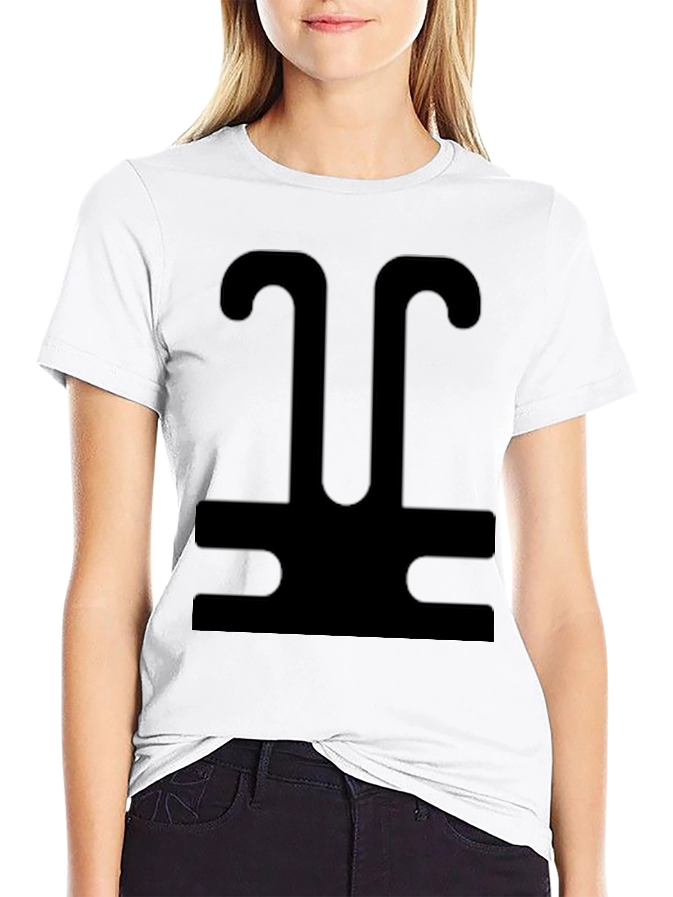 Abstract Symbol Black T-Shirt
