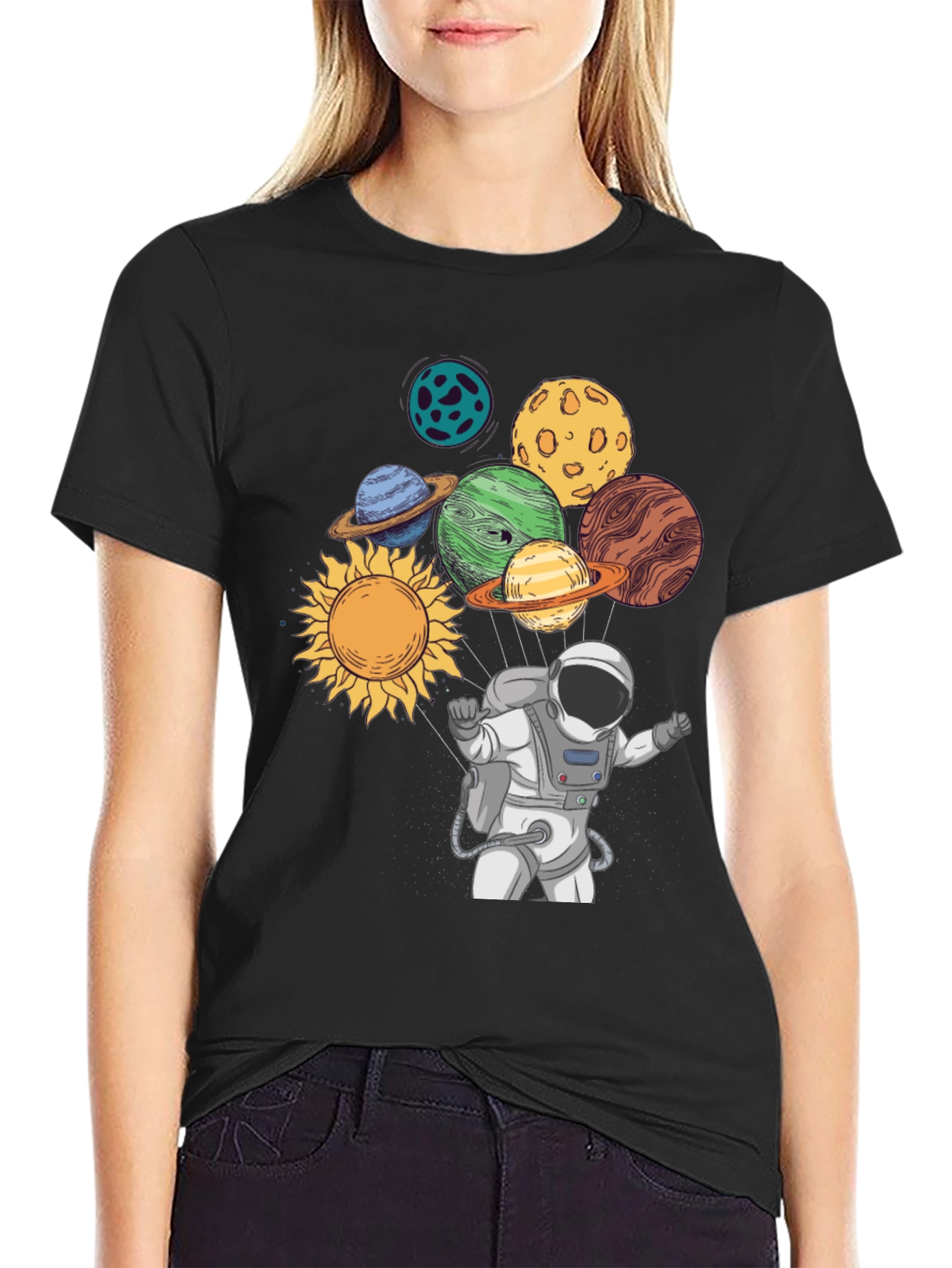 Astronaut & Planets Graphic Tee