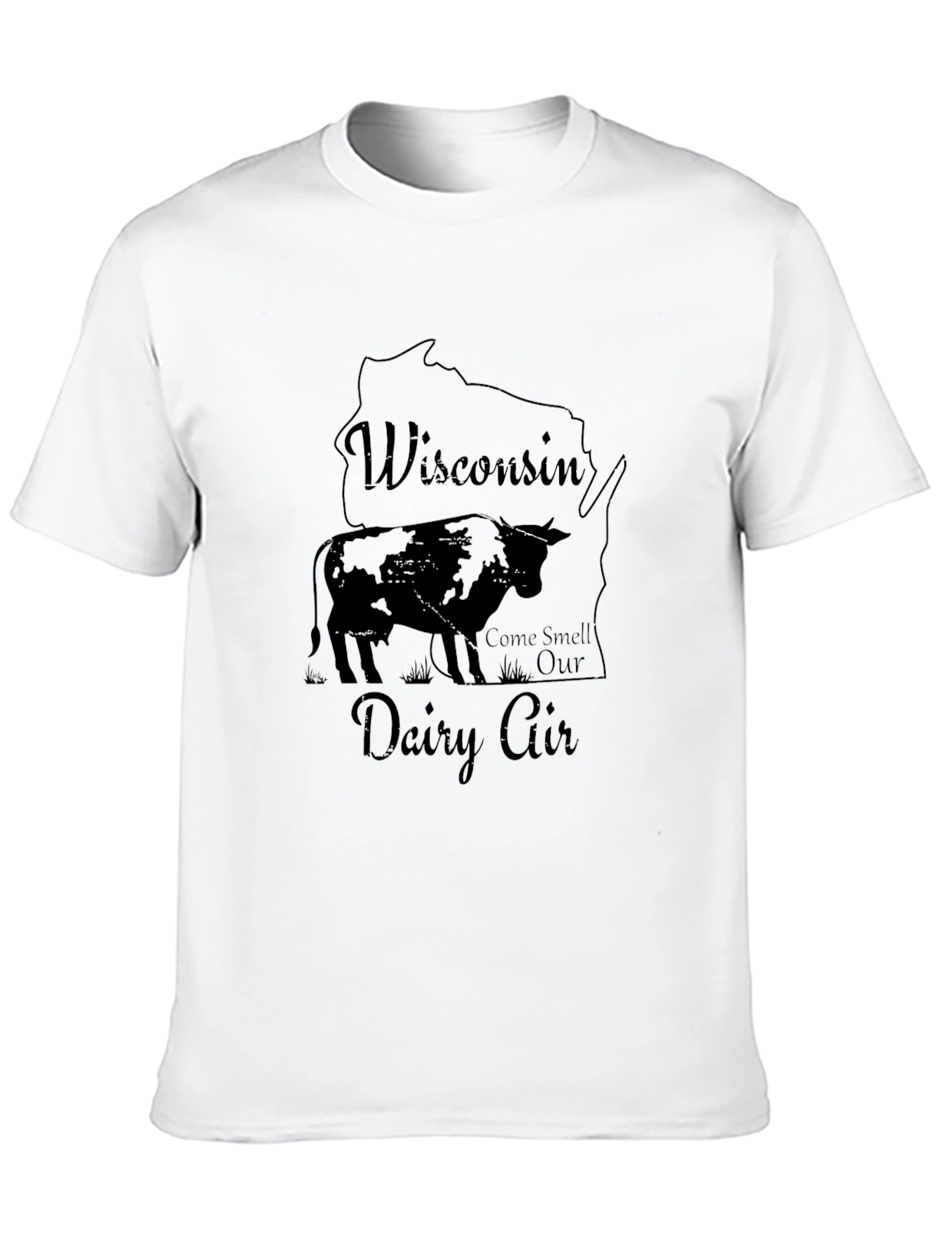 Wisconsin Dairy Air T-Shirt - Novelty Graphic Tee