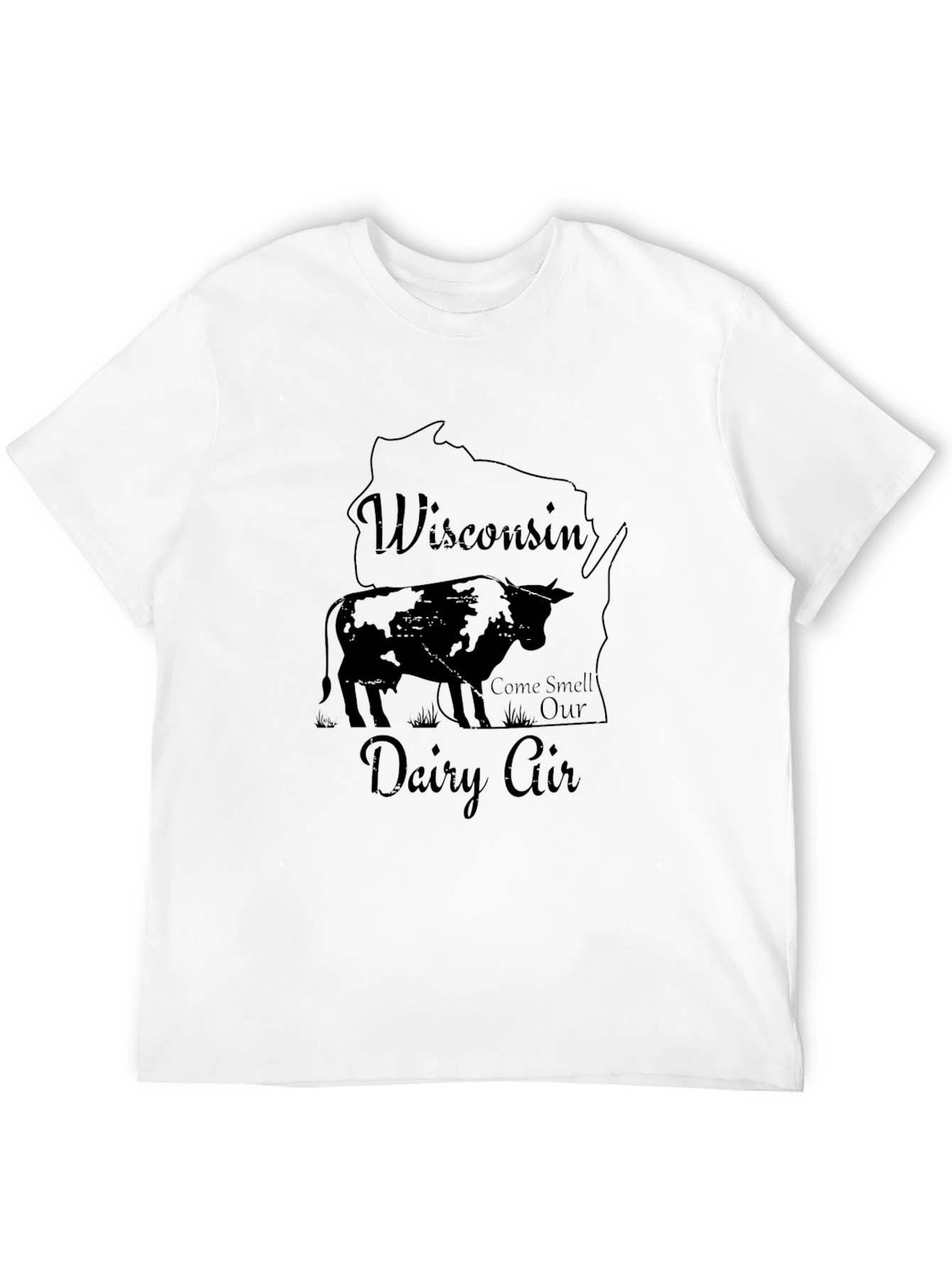 Wisconsin Dairy Air T-Shirt - Novelty Graphic Tee