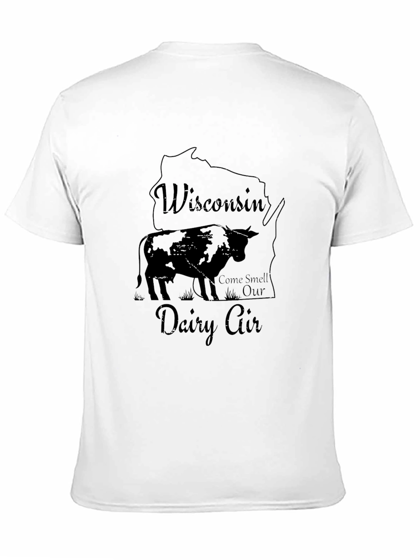 Wisconsin Dairy Air T-Shirt - Novelty Graphic Tee