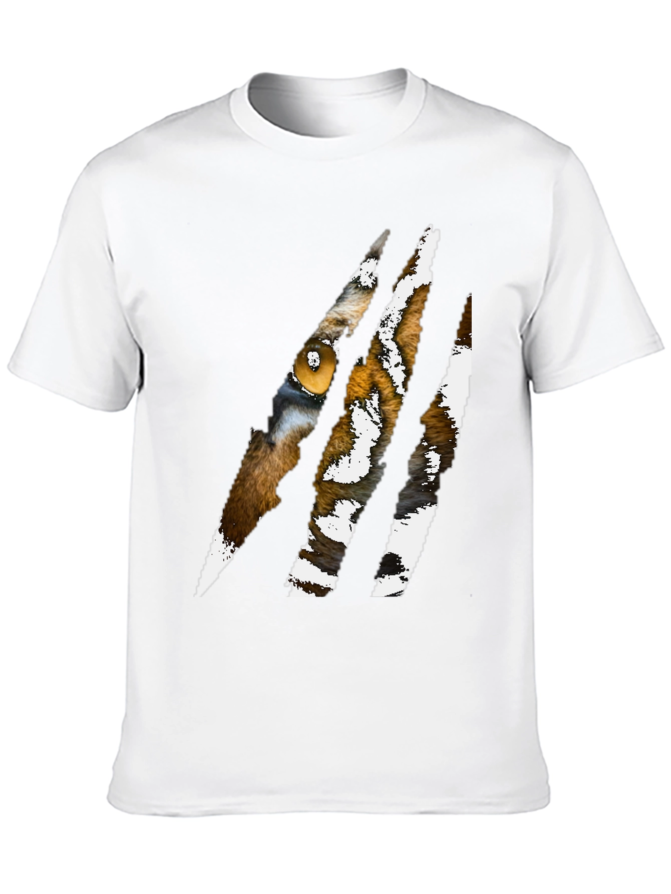 Tiger Eye Claw Mark Graphic T-Shirt
