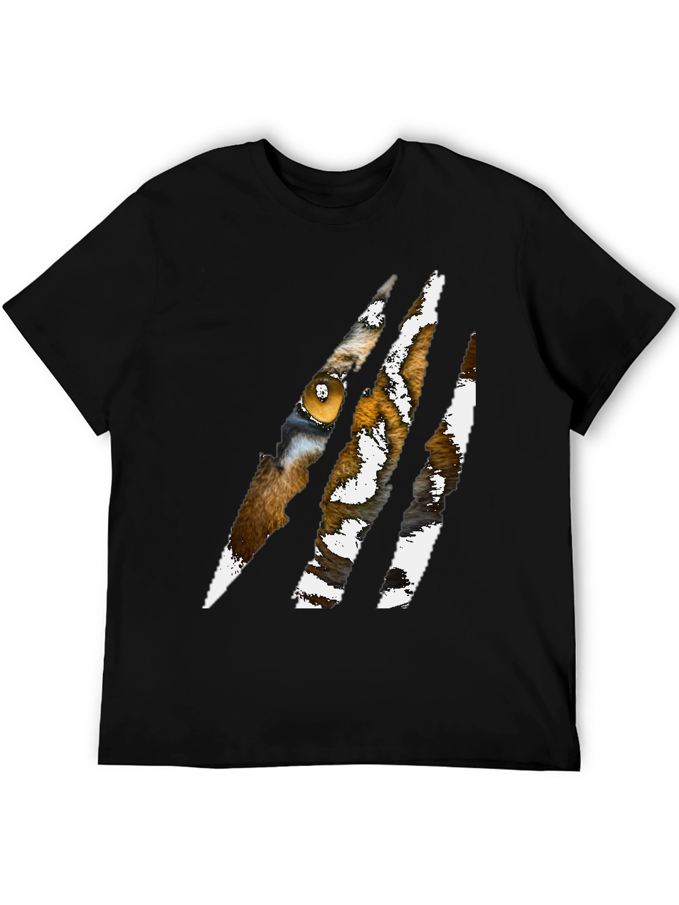 Tiger Eye Claw Mark Graphic T-Shirt
