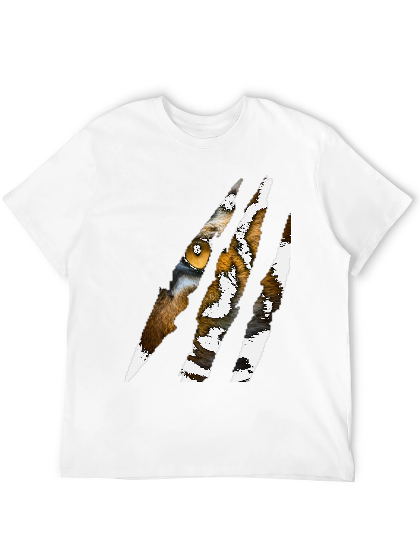 Tiger Eye Claw Mark Graphic T-Shirt