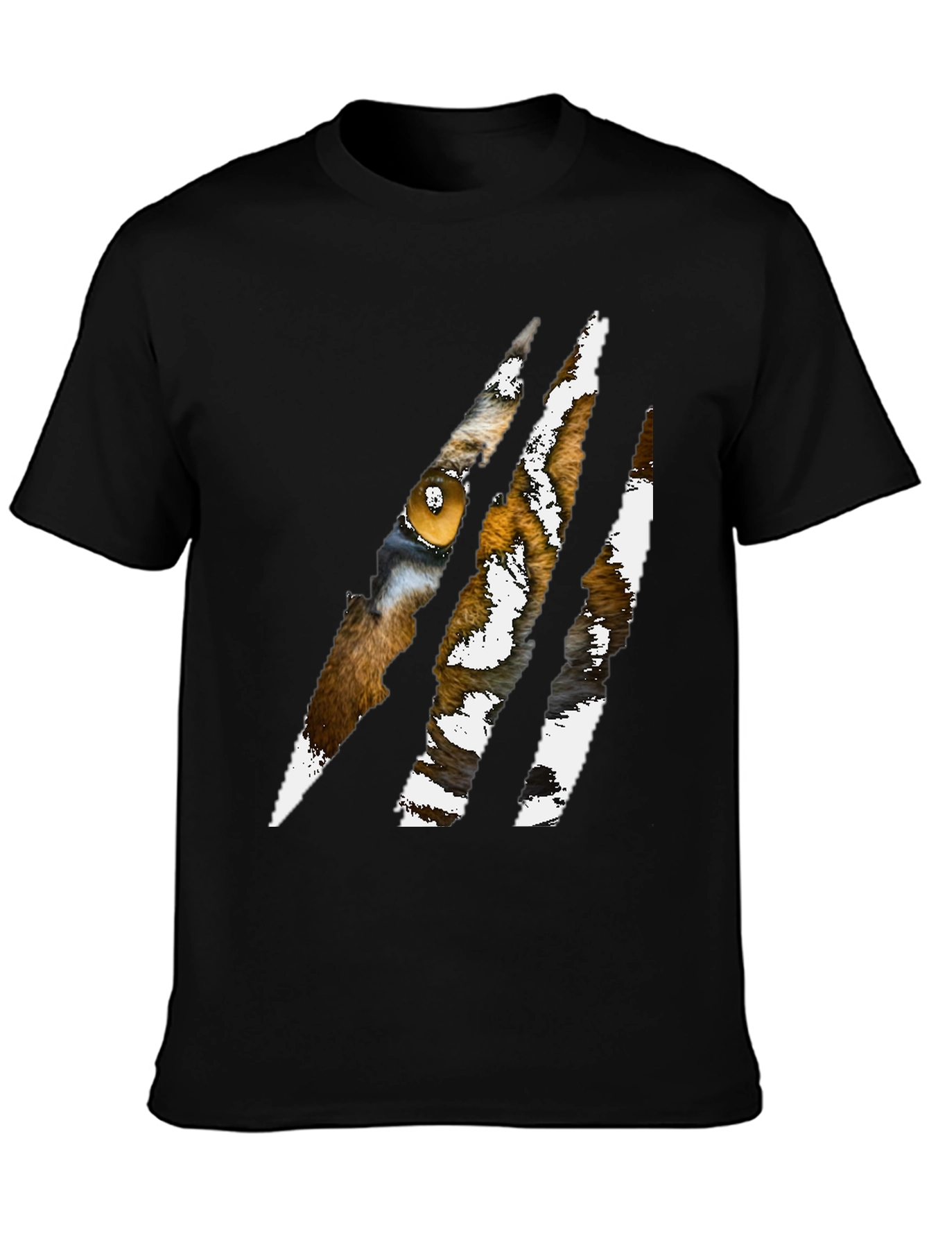 Tiger Eye Claw Mark Graphic T-Shirt
